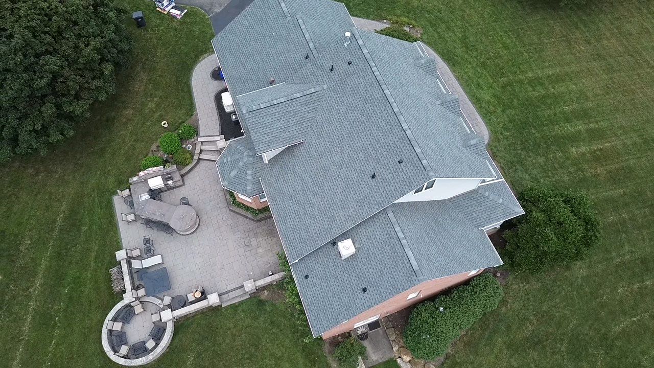 Full Roofing Replacement and Gray Shake Hardie Siding Installation in Butler by Cousins Roofing Siding & Decks