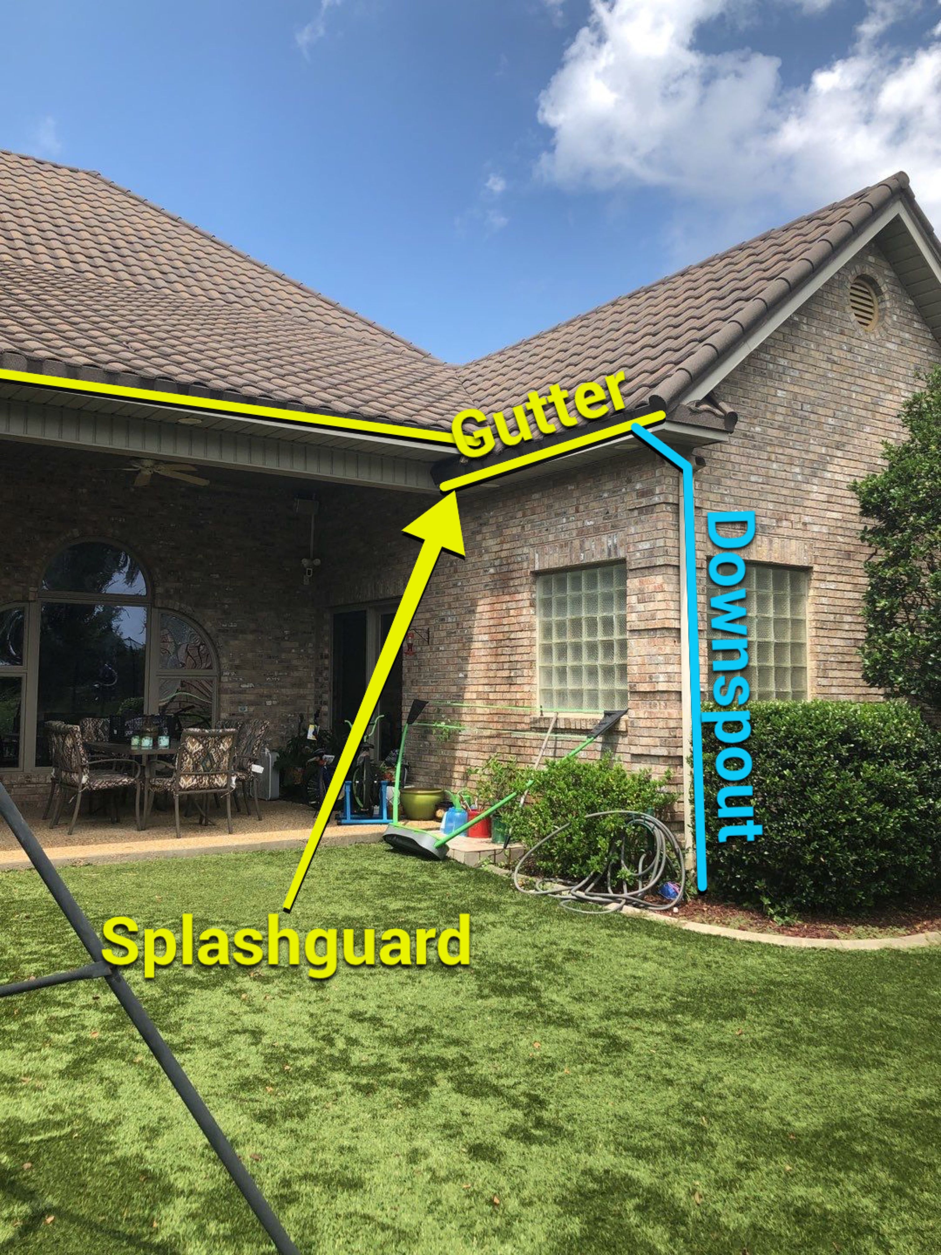 Seamless Gutter Installation with Wicker Color K-Style Gutters and LeafBlaster Pro Mesh Gutter Guards by Gutter Professors