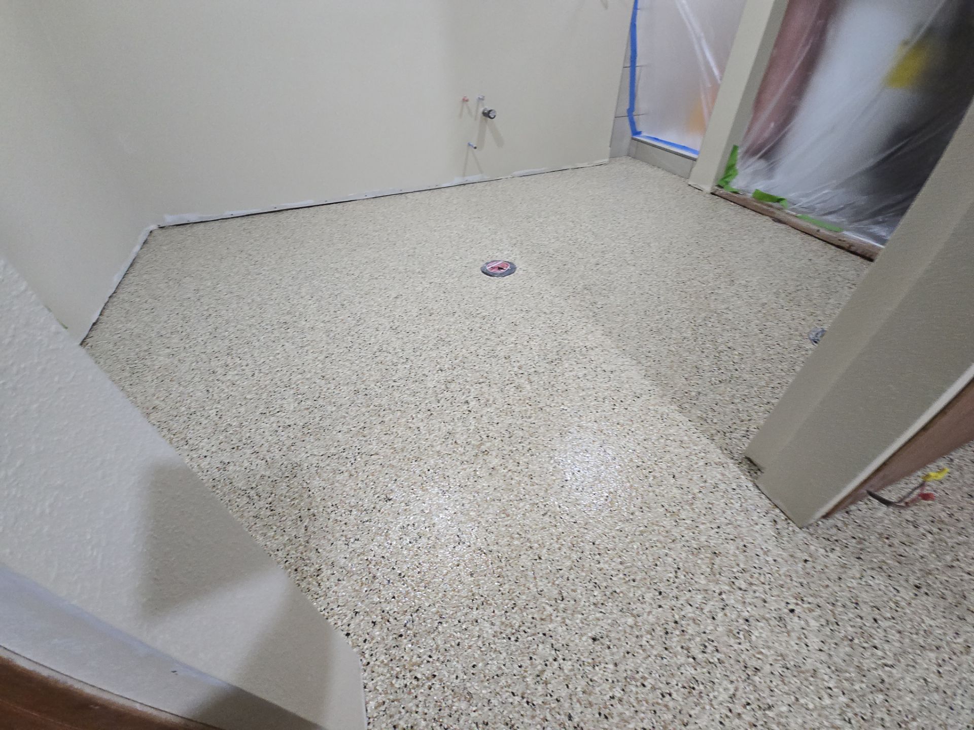 Basement Transformation using Driftwood by Croc Coatings, LLC