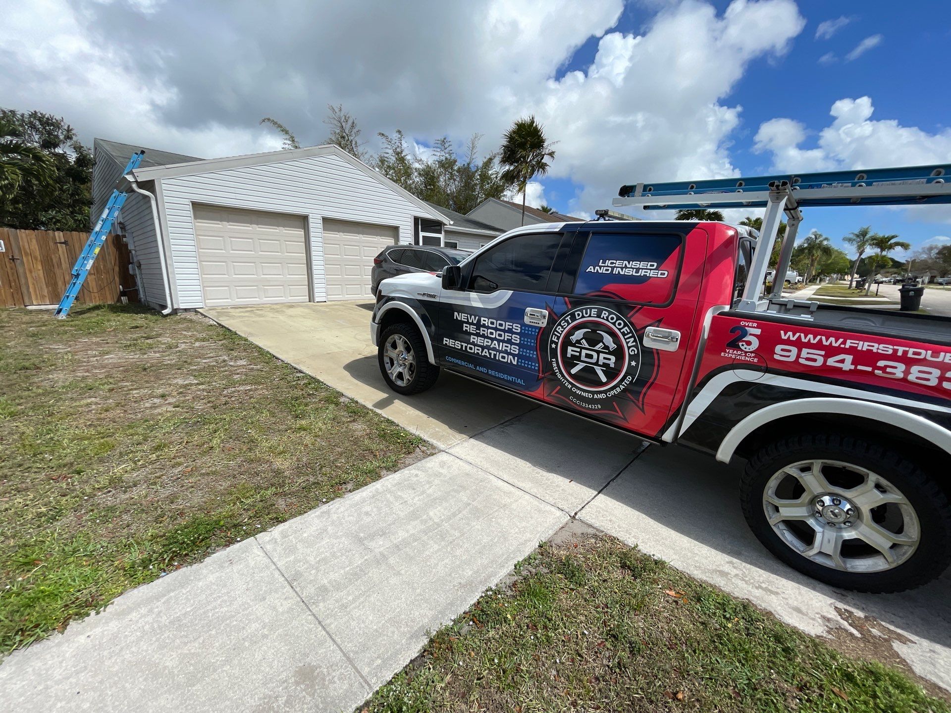 Shingle Re-Roof in West Palm by First Due Roofing