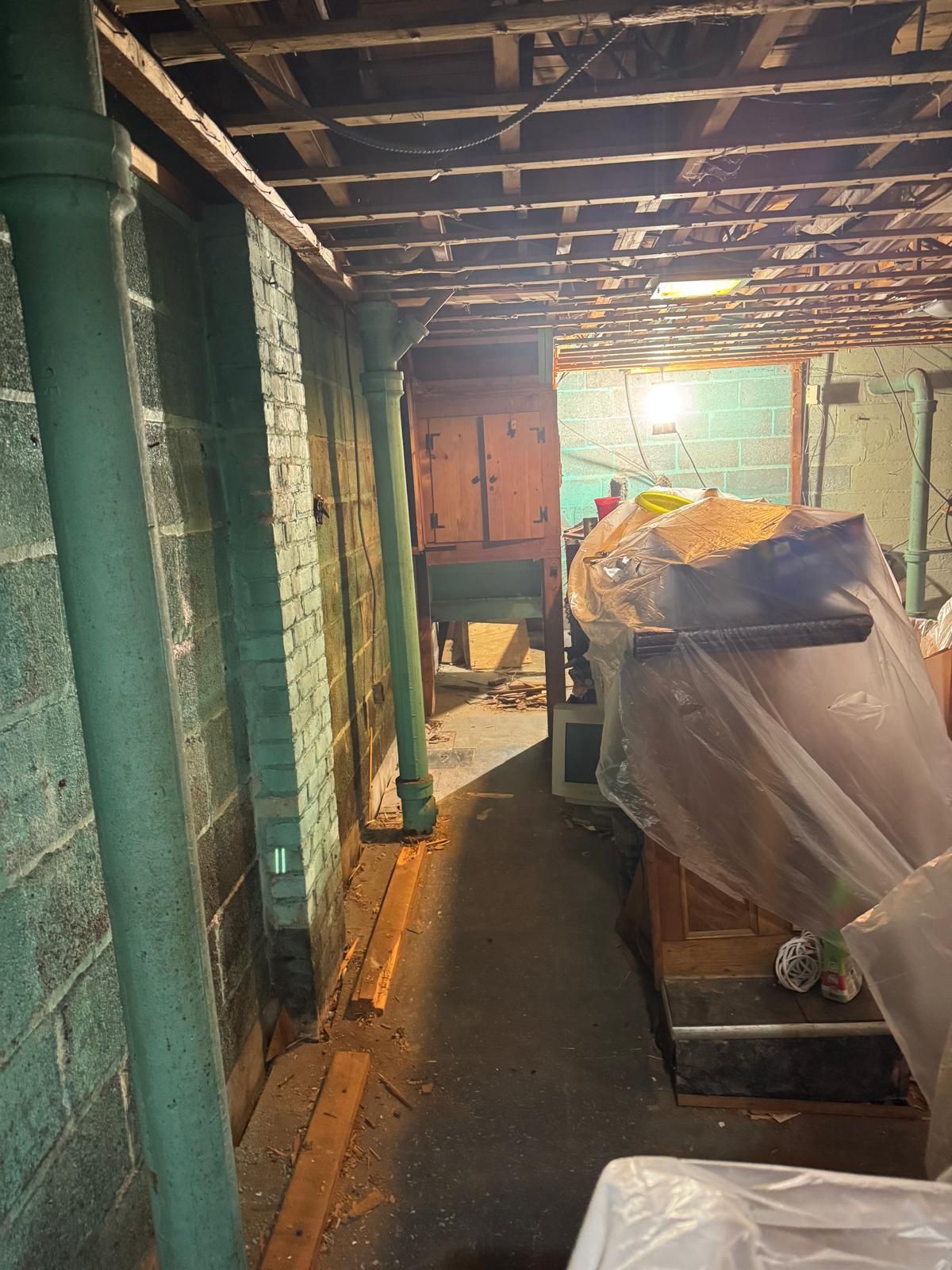 Interior French Drain Newark, NJ by Pure Service Pro, LLC 