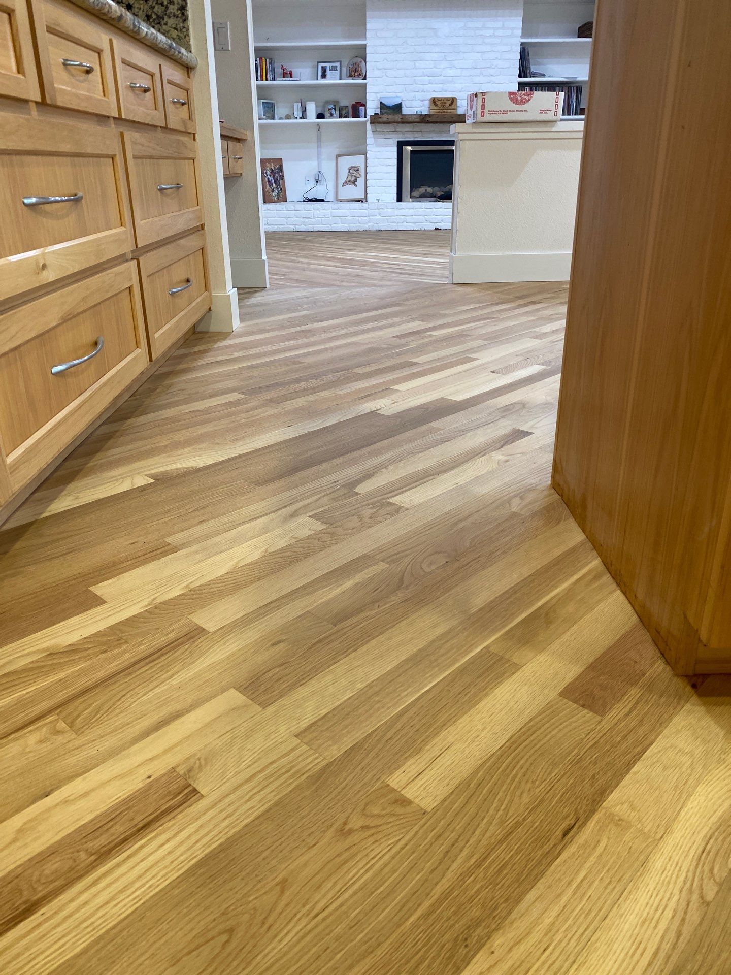 White Oak Installation and Refinish by Footprints Floors South Sacramento