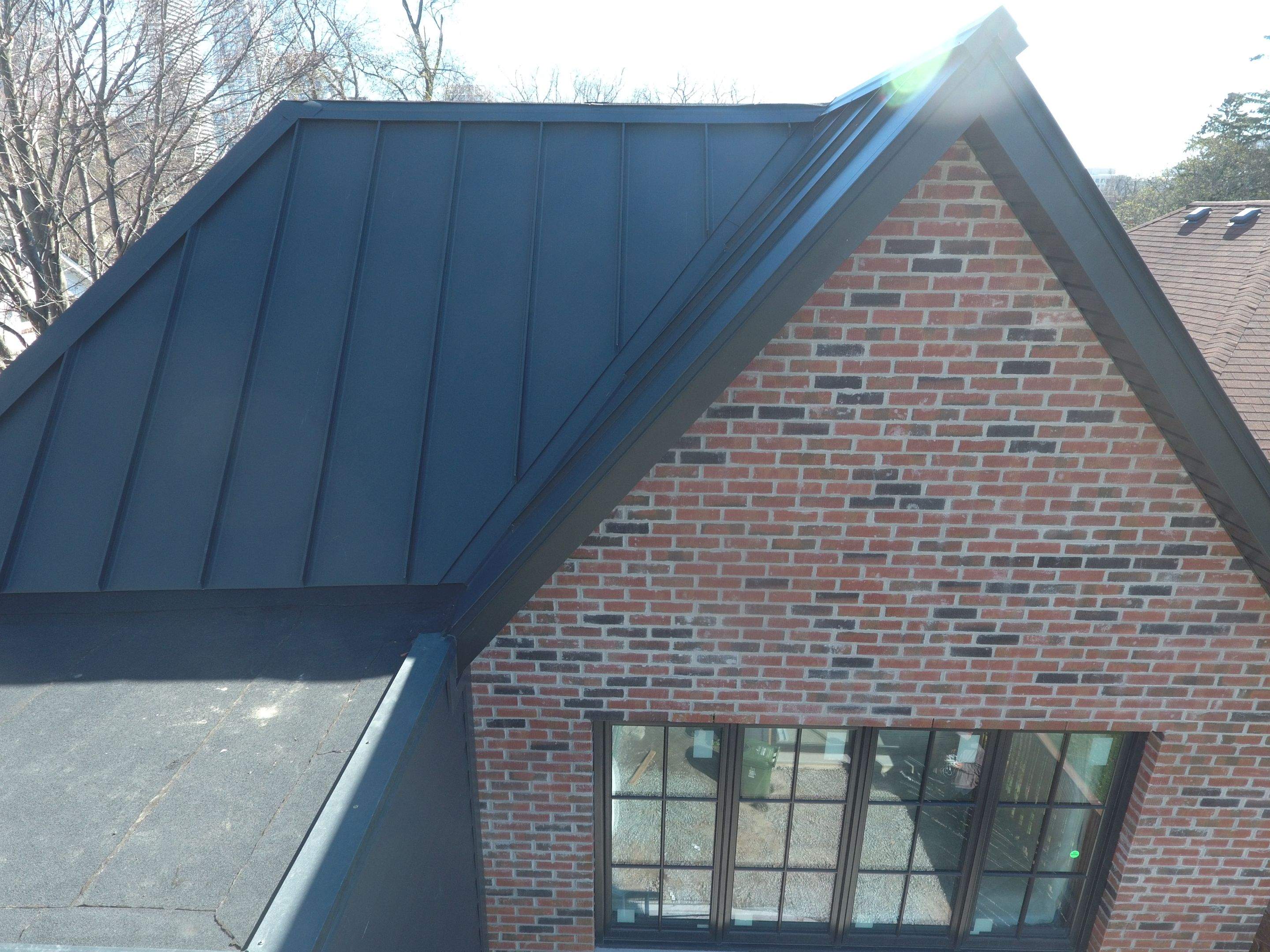 New Home Construction using 24 Ga Standing Seam Metal by Jay Carter Roofing & Sheet Metal