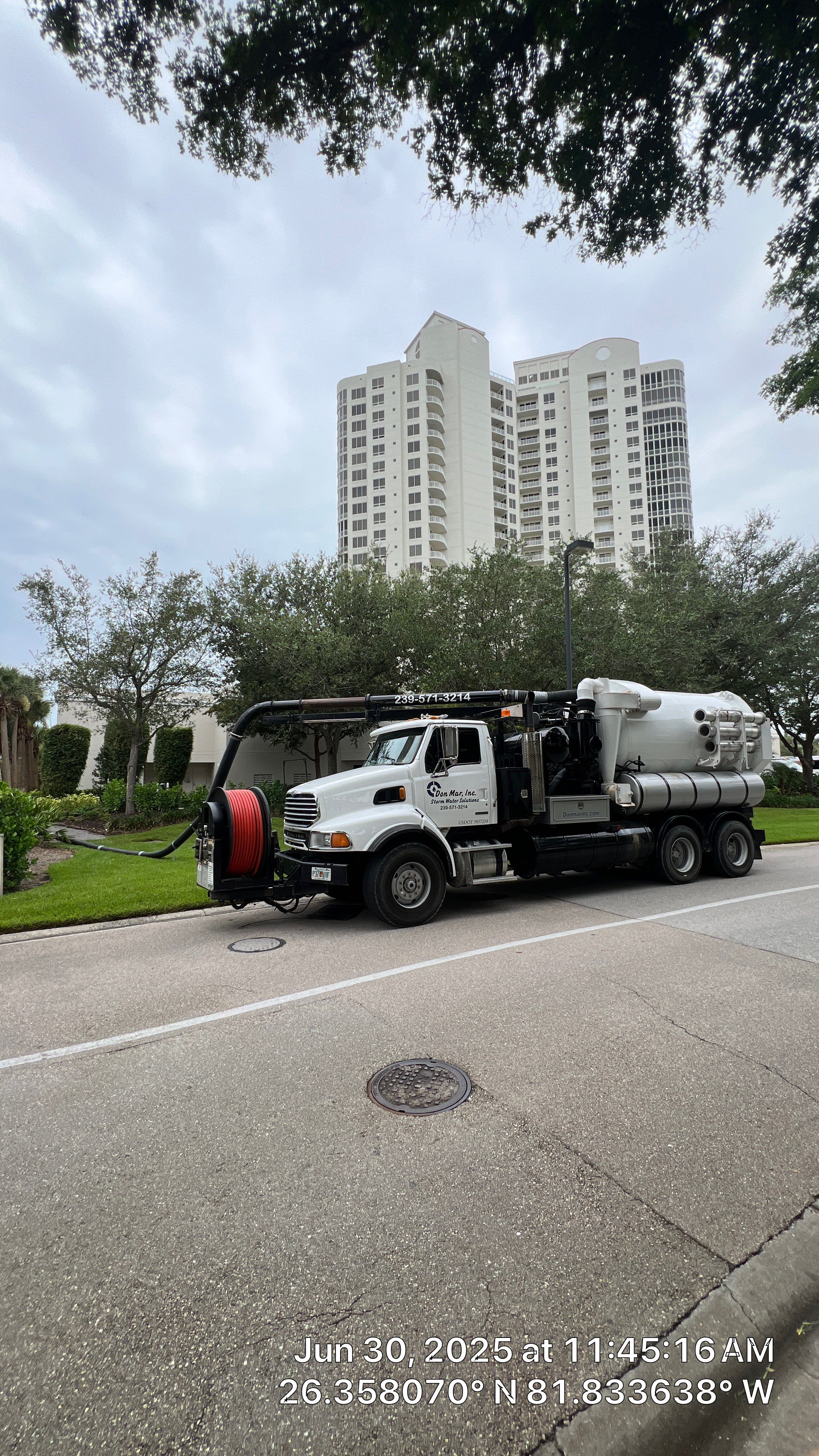 Bonita Bay Condo Stormwater Maintenance with PRS by Don Mar, Inc. Storm Water Solutions