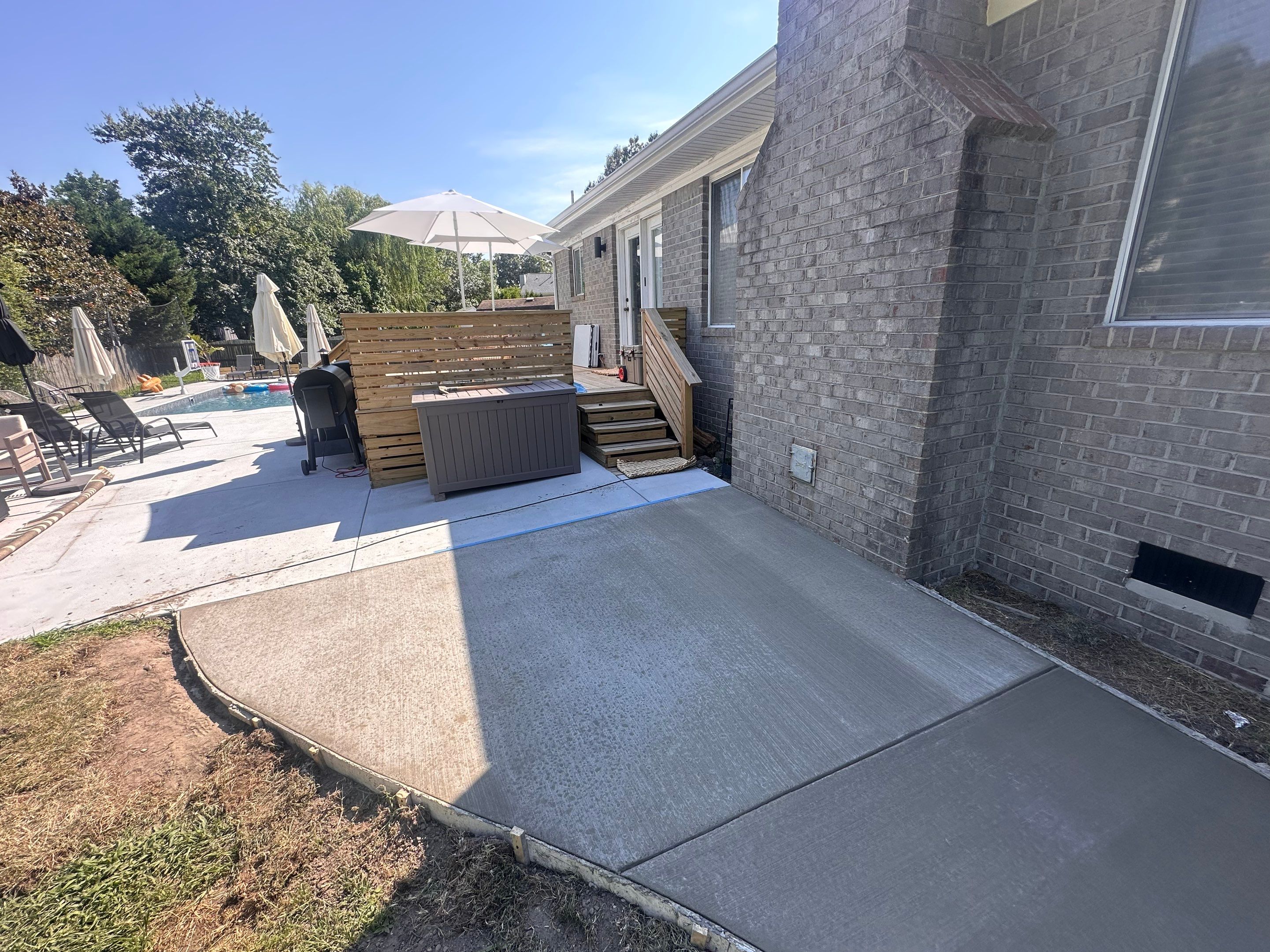 Project in Virginia Beach by Sam The Concrete Man Virginia Beach