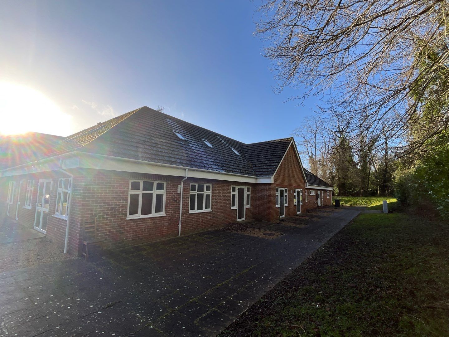 Care Home Roof and Walk Ways clean by Ges Exterior Cleaning ltd
