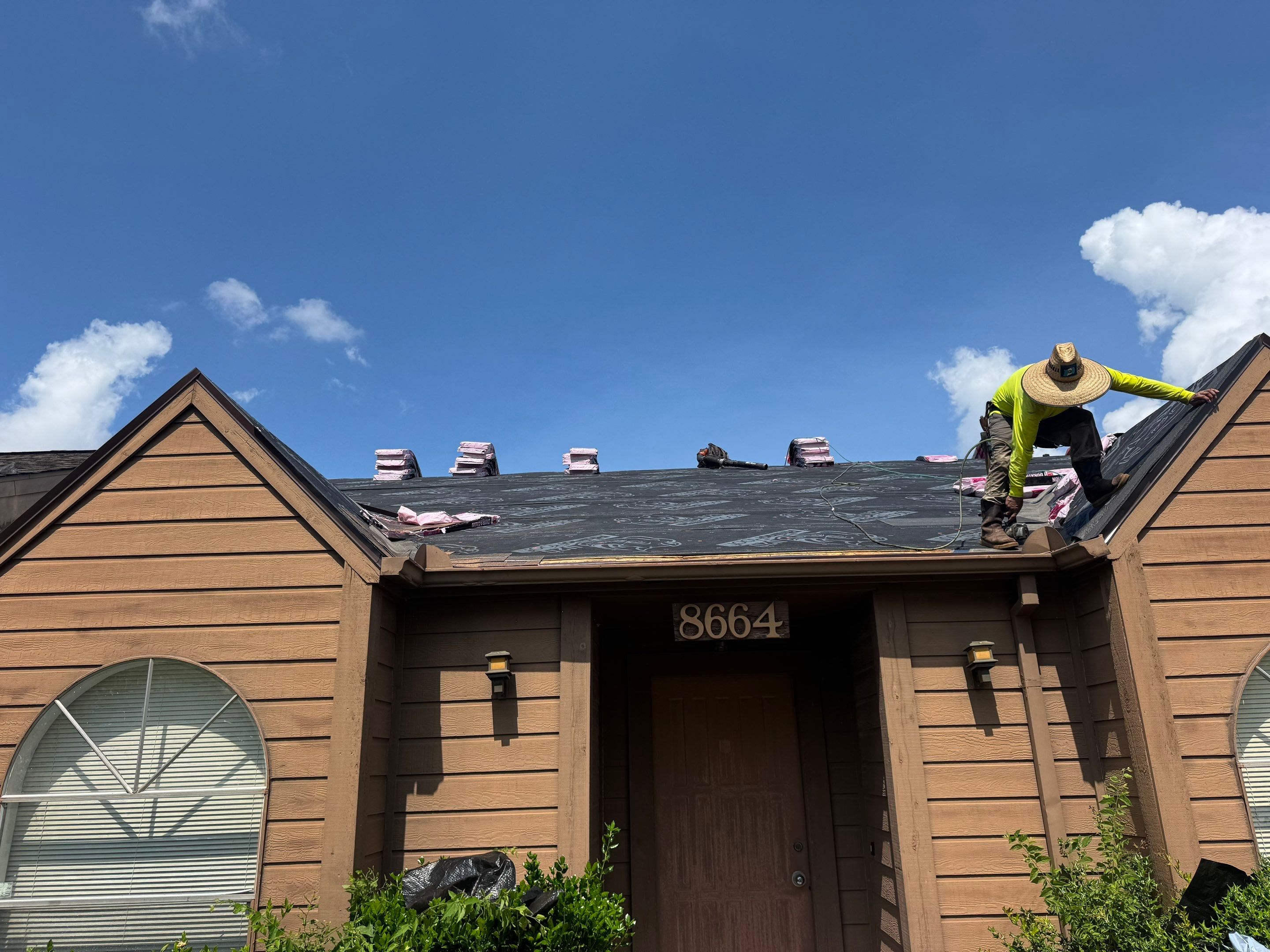 Project in Houston by Duque Roofing & Construction