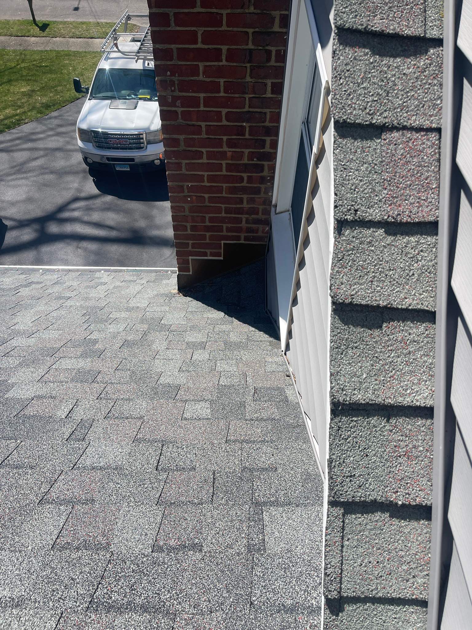 Residential Roofing Installation using Tamko Slatestone gray by A Plus Exterior