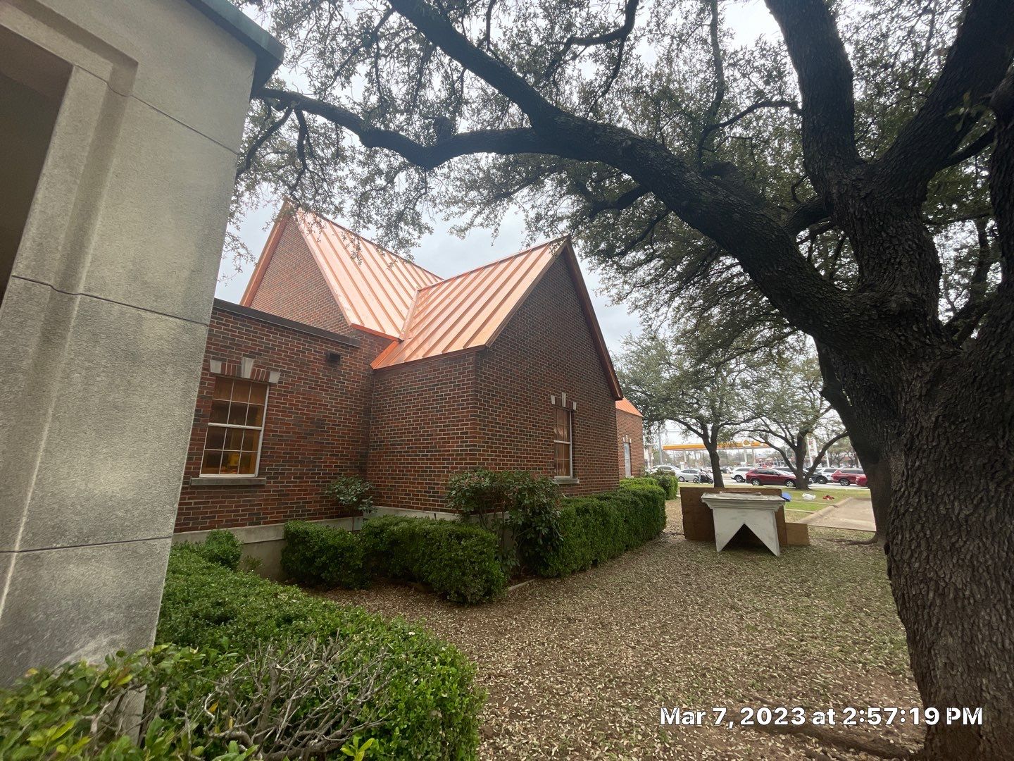 Custom Copper Standing Seam Roofing System  by Springtree Restoration 
