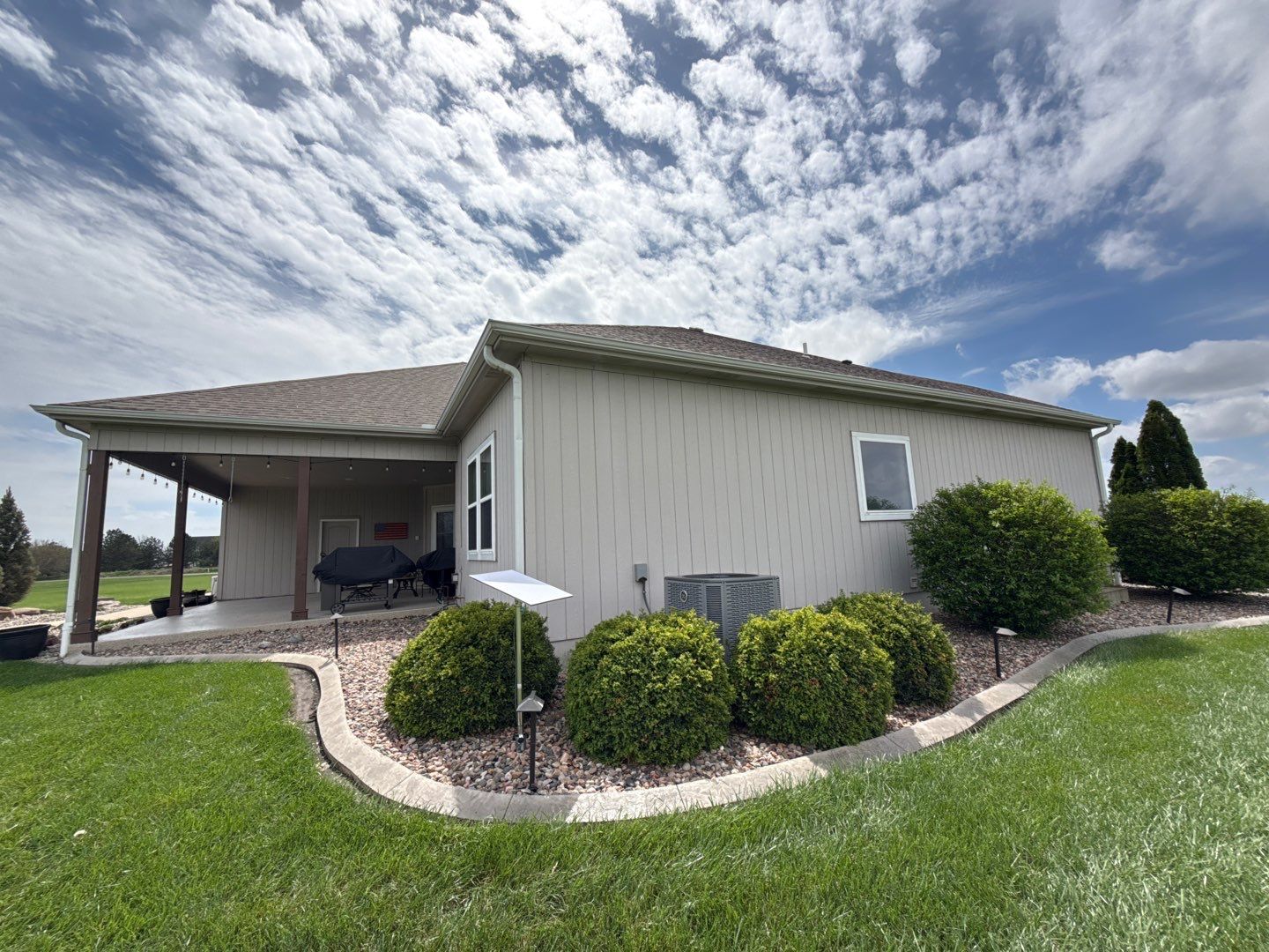 Exterior Painting and Wood Rot Repair for Wellsville Residence by Cougar Painting