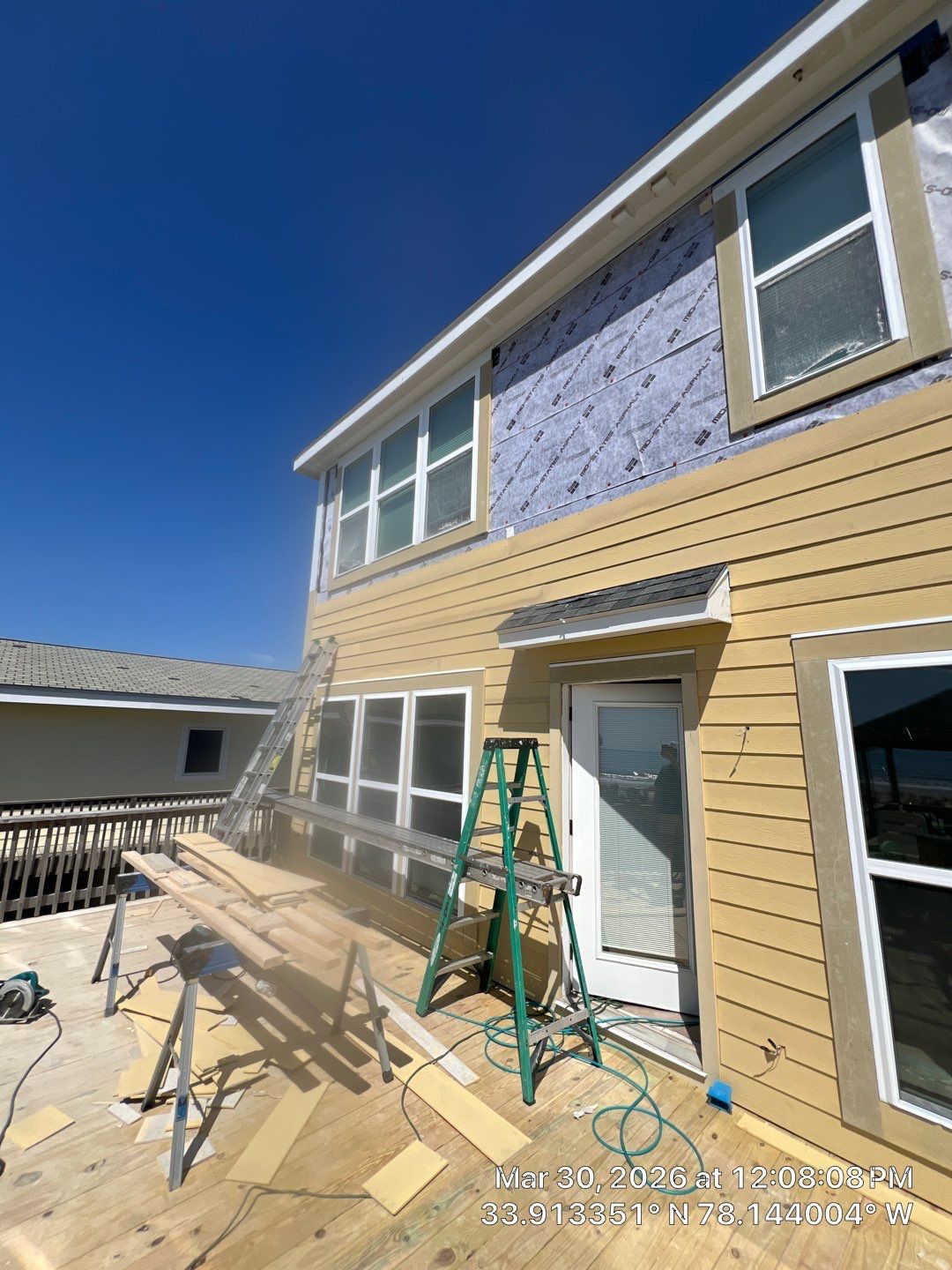 Oak Island Structural Repair for Coastal Home Exterior by RGR Construction and Roofing, LLC