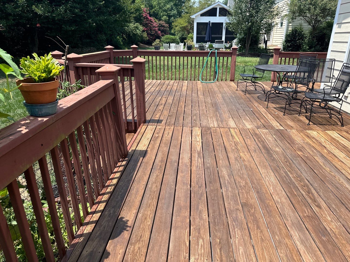 Weathered Deck using Wood Sealant by DuraSeal
