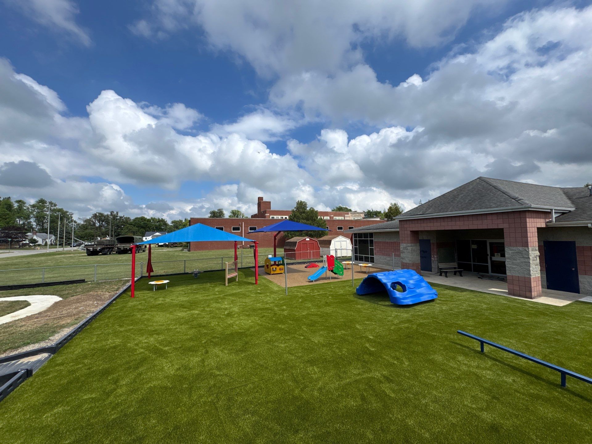 Playground Grass in Portland, IN by ForeverLawn NEIN/INDY