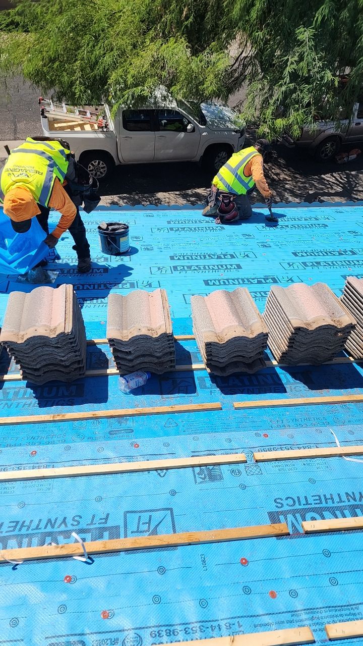 Santa Fe Blend Concrete Tile by Reimagine Roofing