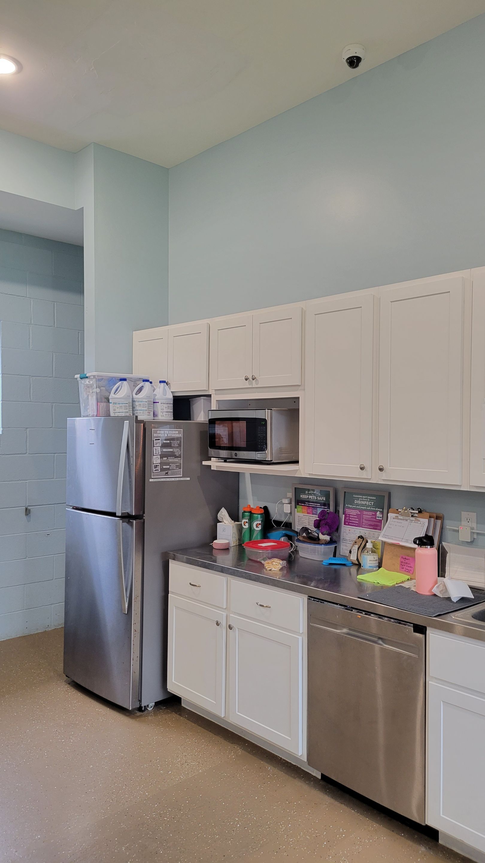 Kennel Floor Coating and Wall Painting using Penntek by Spectrum Painting, LLC