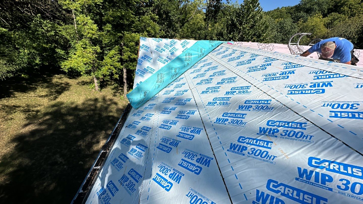 Residential Roofing Installation using Standing Seam Metal - Gallery Blue by RoofX 