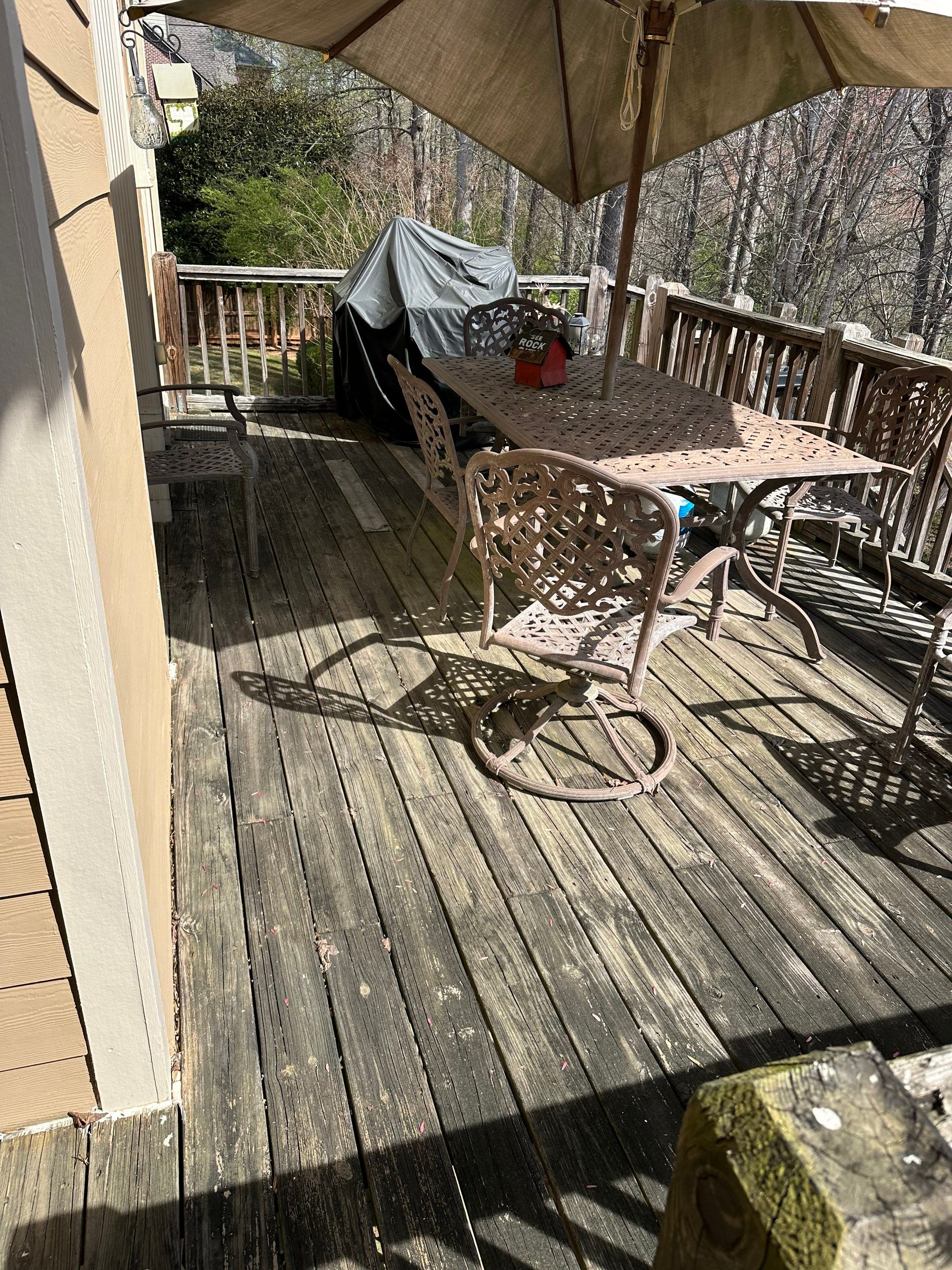 Wood Deck Resurface in Smyrna, GA by Nelson Exteriors 