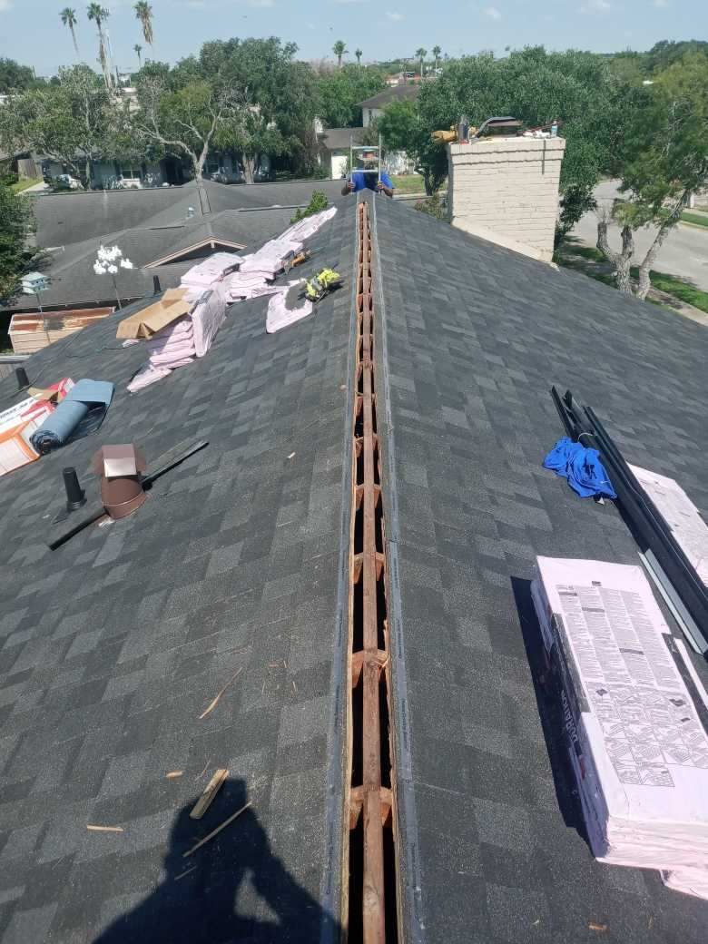Its to Hot! Insulate this roof by Bayfront Roofing and Construction