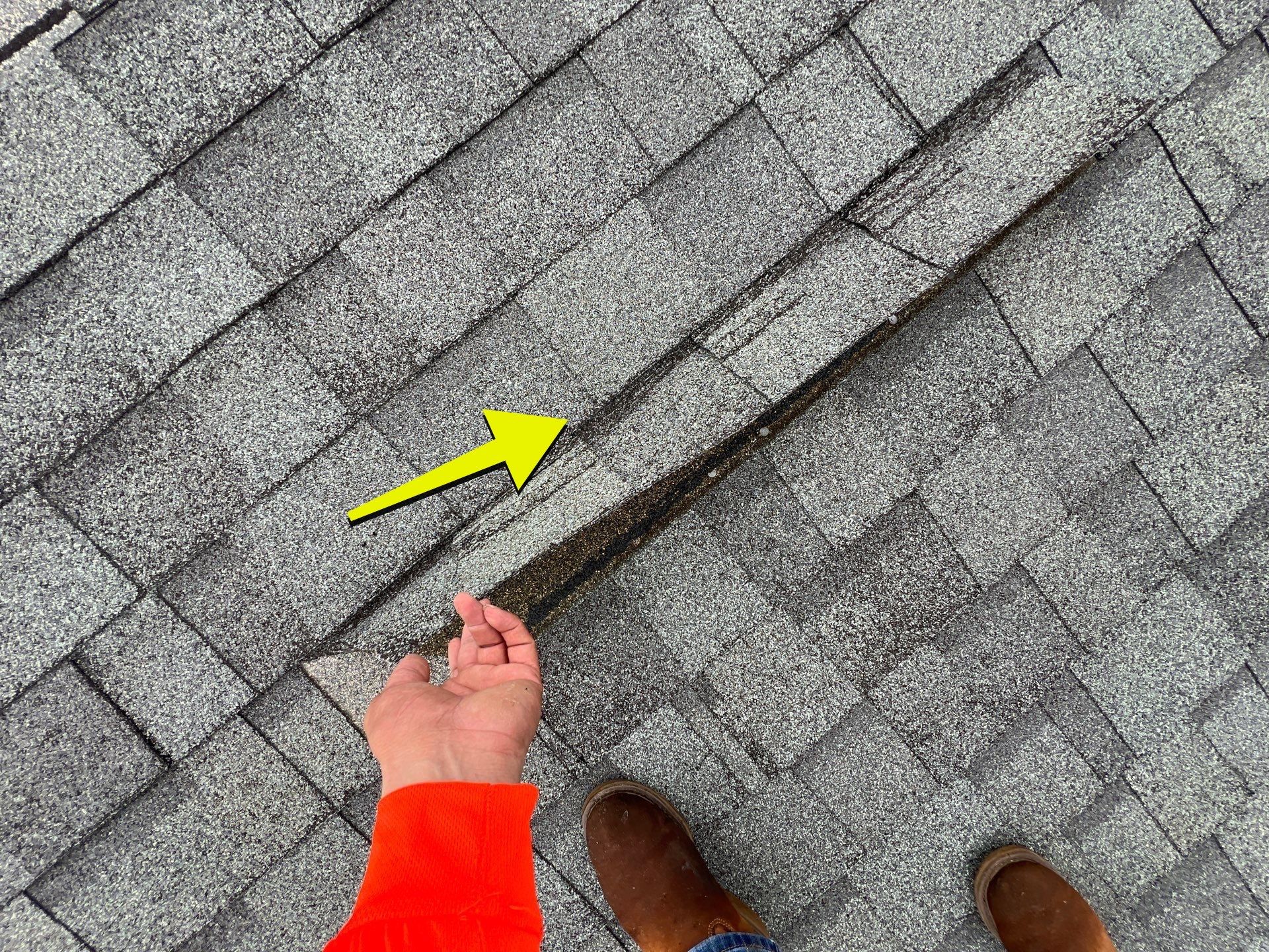 Hail Damage using Owen's Corning Duration (Lifetime) Shingles by Roof Repair Company