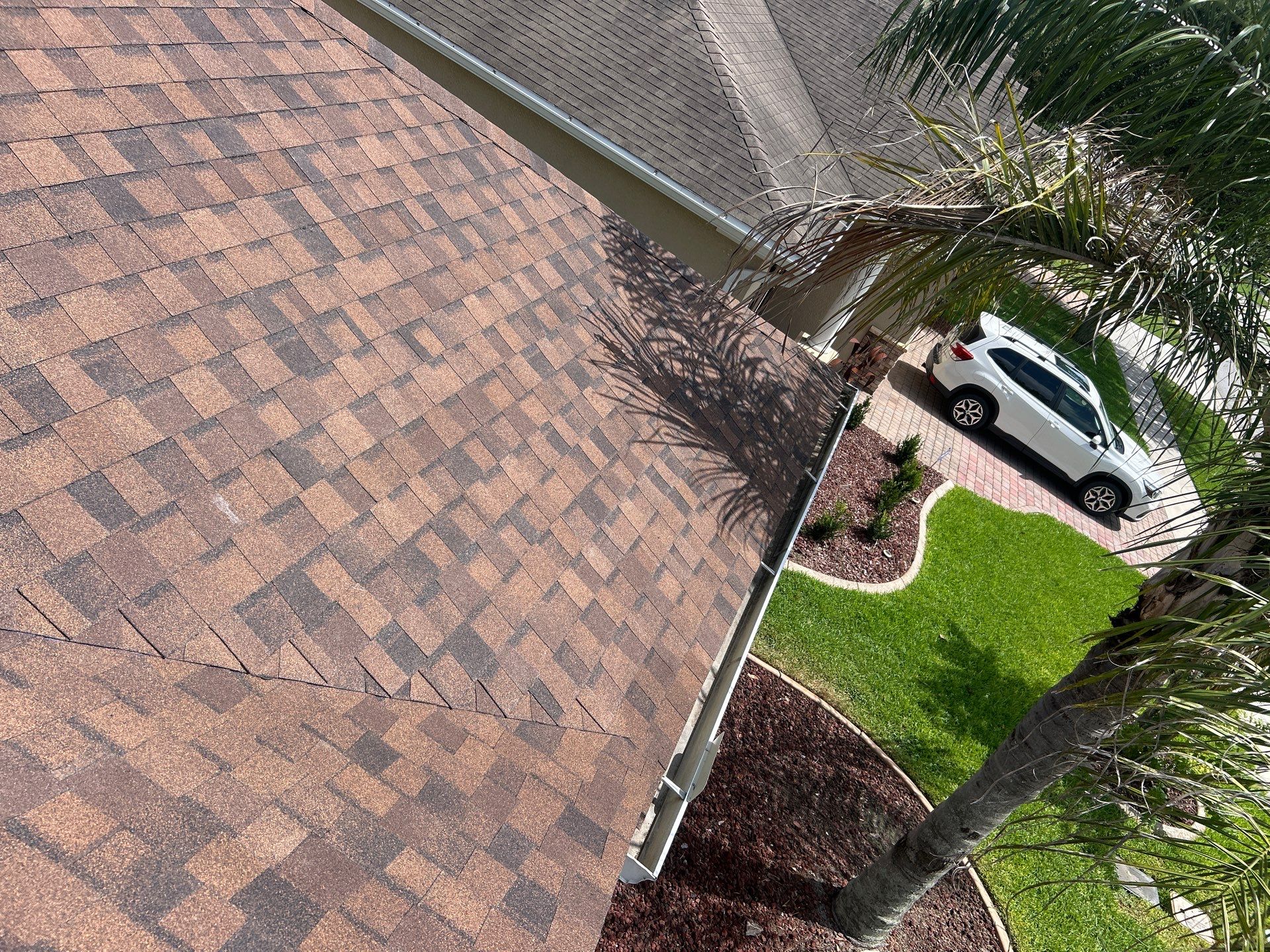 Complete Residential Roof Replacement in Port Orange Featuring Burnt Hickory Shingles by Pinnacle Roofing Group