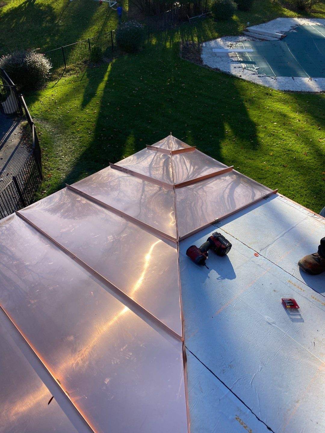 Copper Roof in Timonium, MD by Roof Right Inc