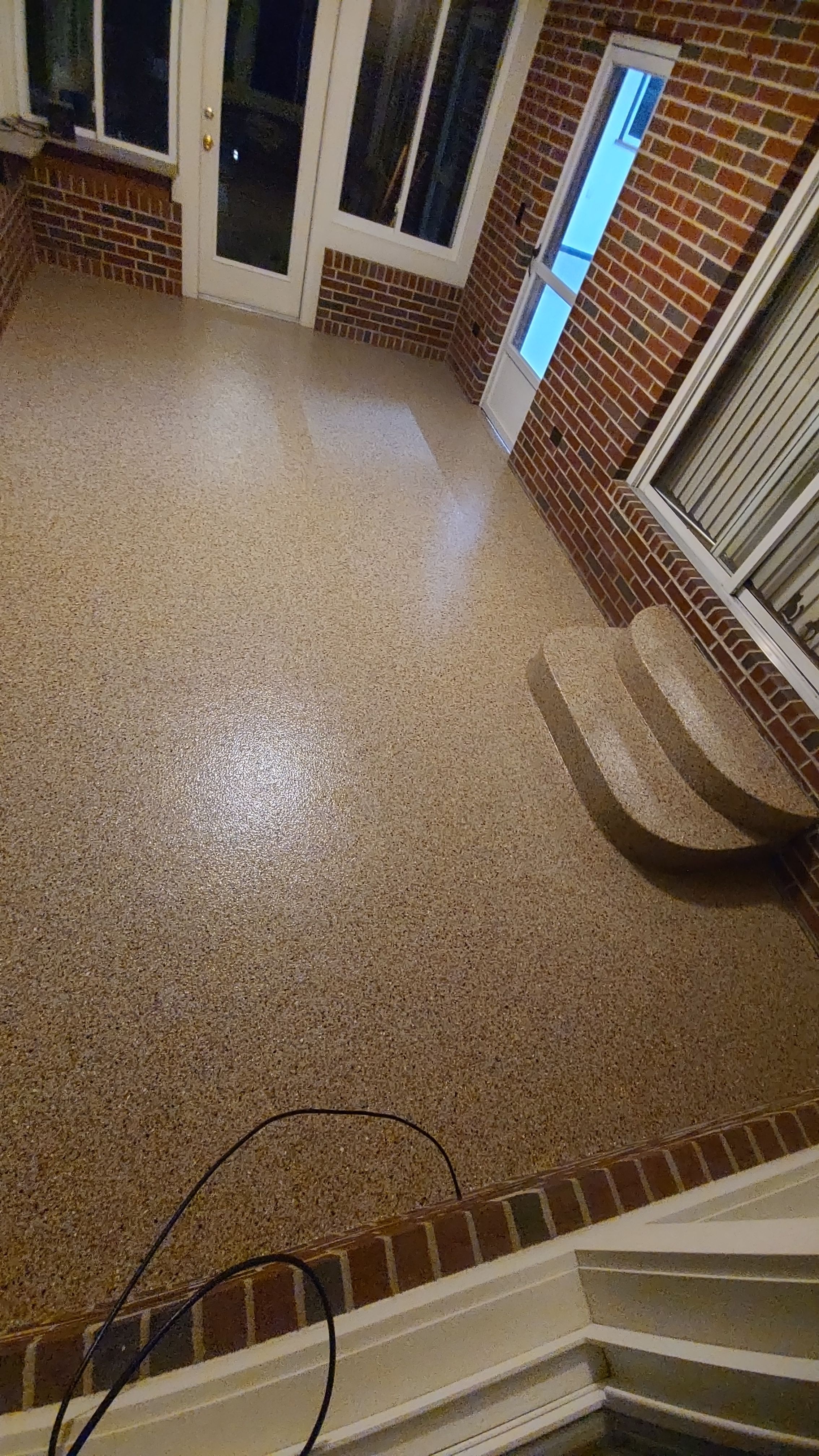 Sunroom in Pecan - New Waterford, OH by Alexander Concrete Coatings