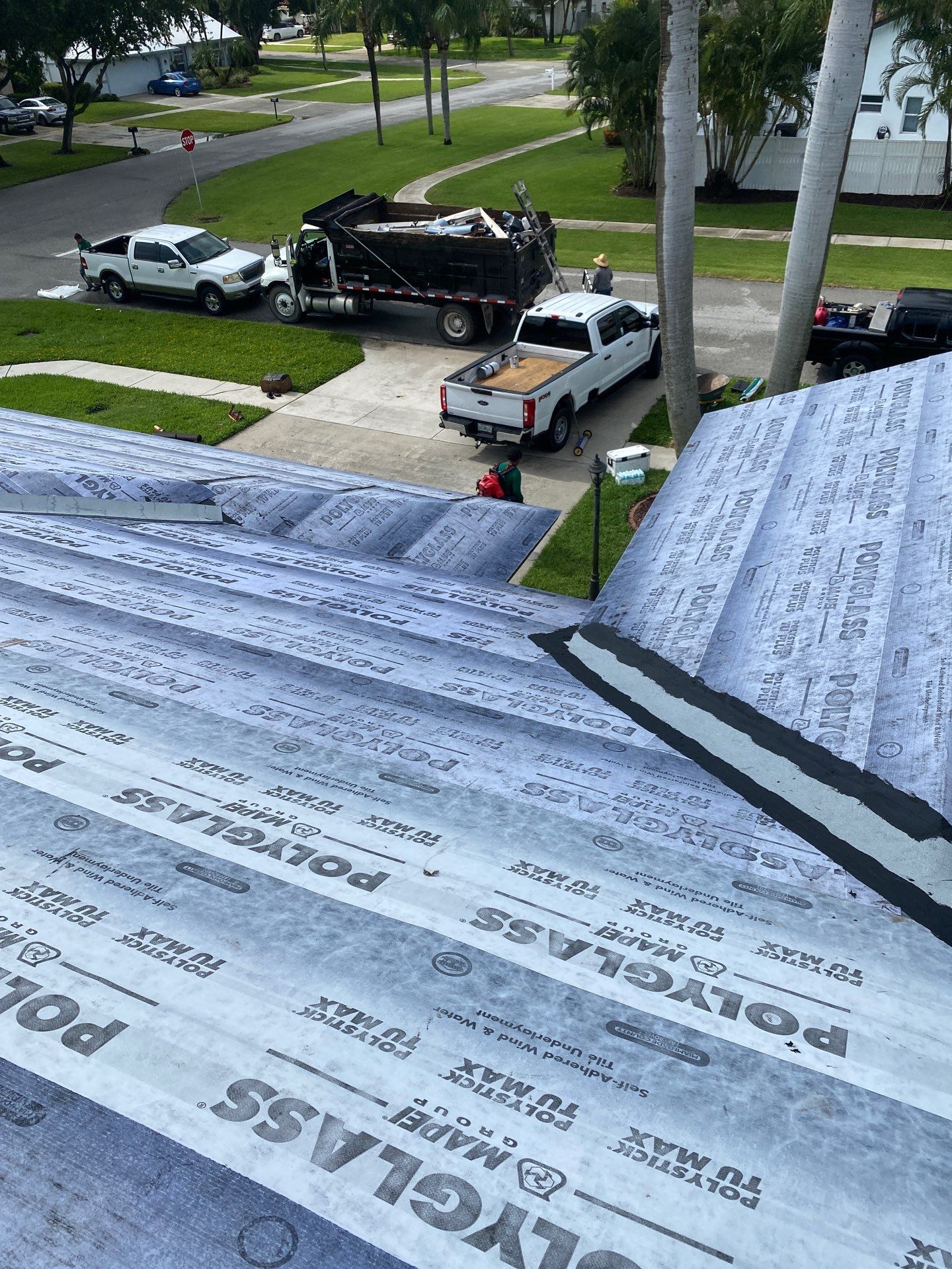 Residential Roofing Installation using Eagle Roofing Tile by BLUES BROTHERS ROOFING