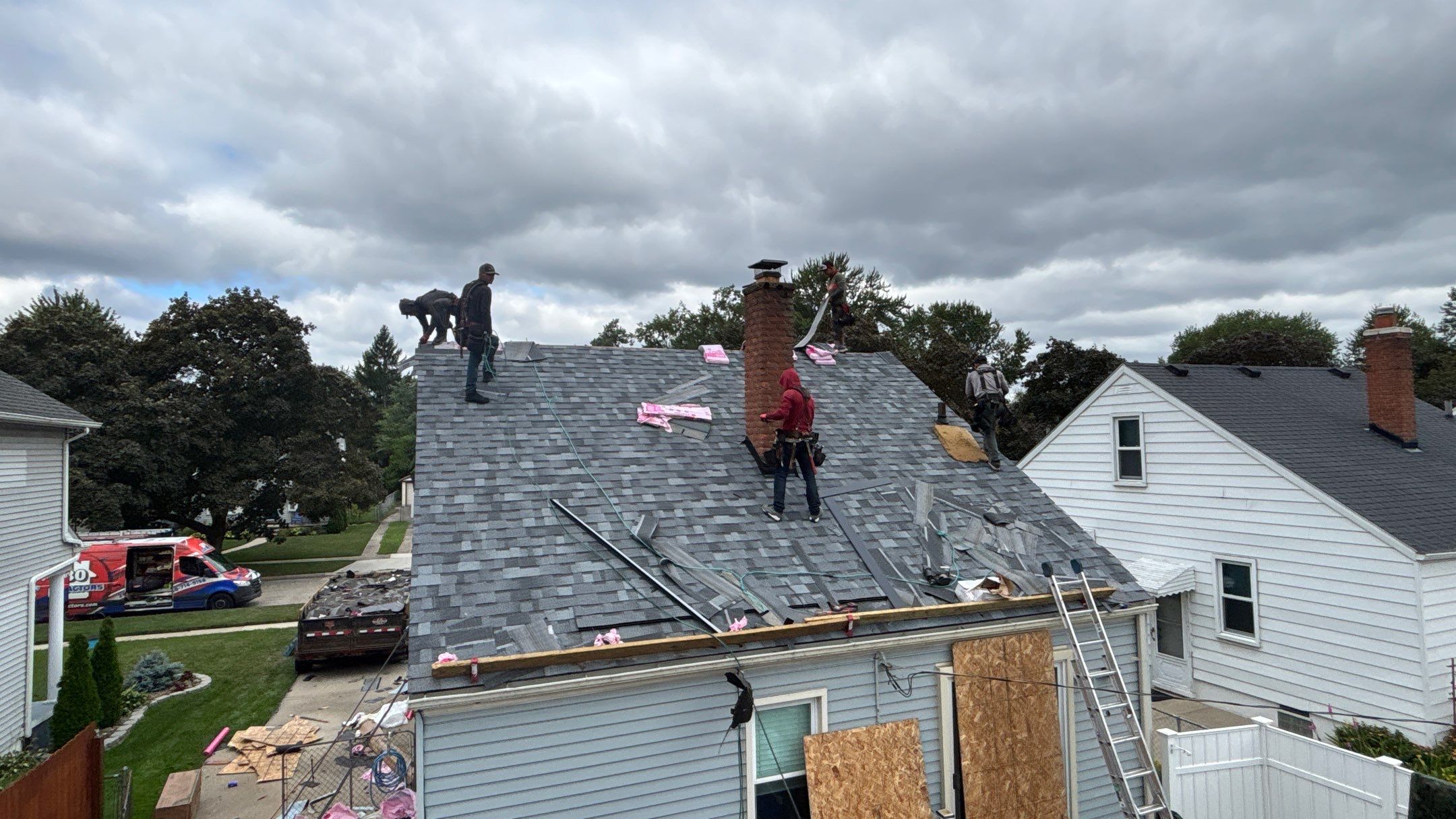 Roof Replacement using Owens Corning Slatestone Gray by 180 Contractors