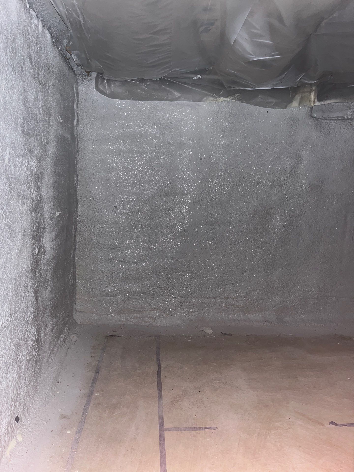 Basement Exterior Walls using Closed Cell Spray Foam by NYS Foam & Energy