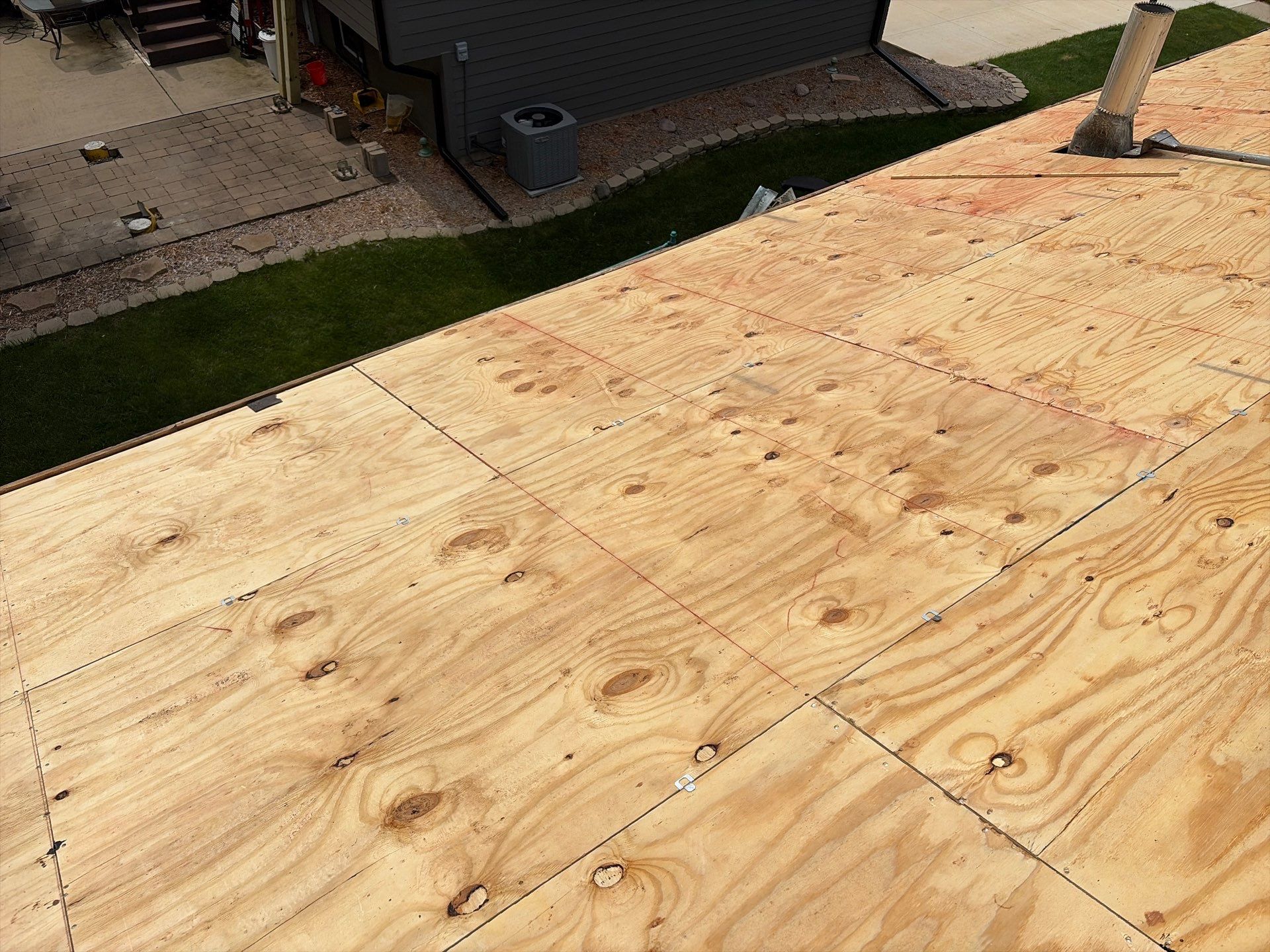 Full Residential Roof Replacement and Decking Repair in Wheaton by Pro Home Services Inc