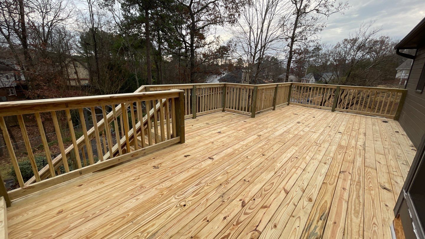 Russet Woods - Deck by Pillar and Pine
