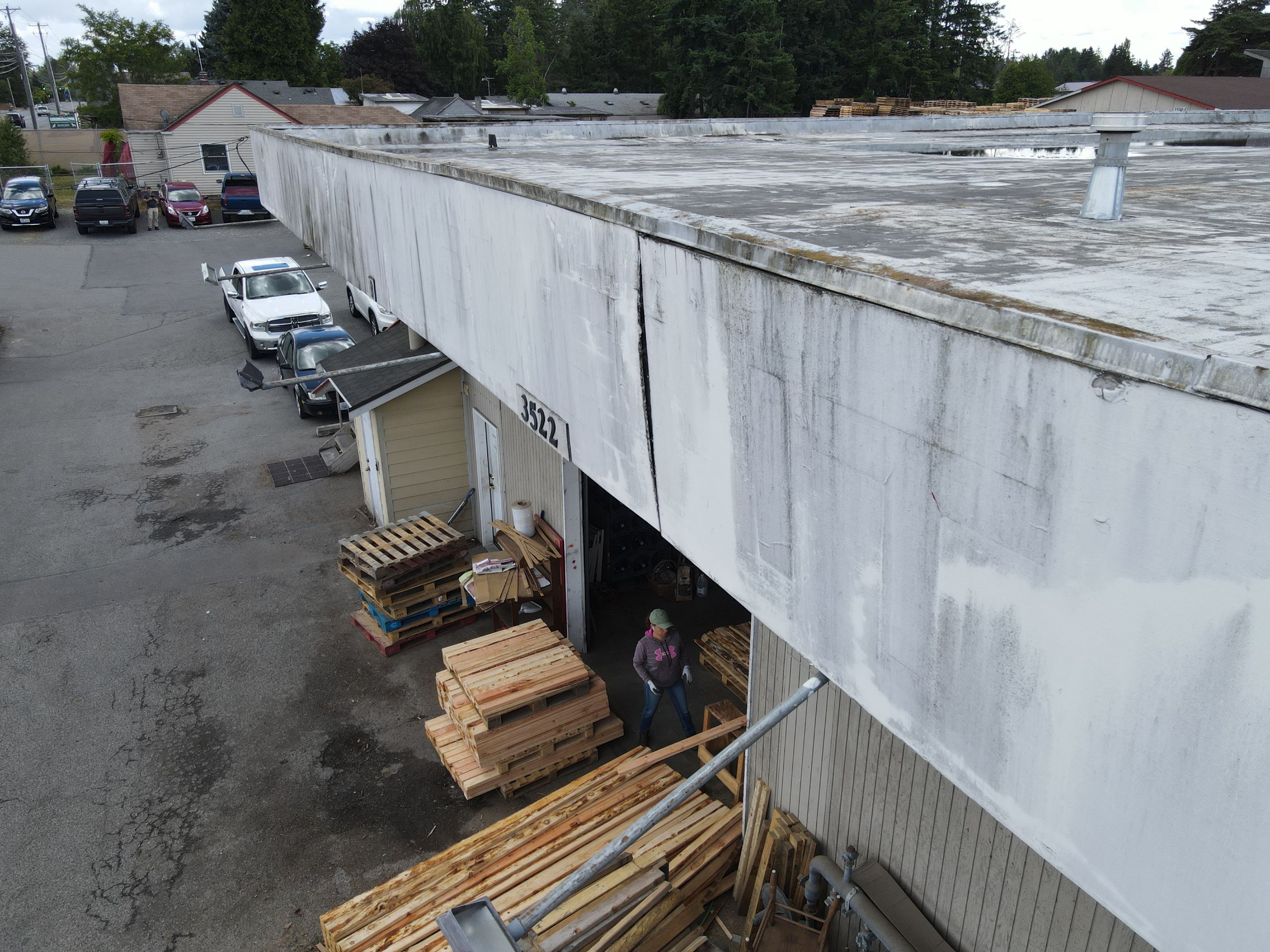 Warehouse Flat Roof - Torchdown to PVC by Roof Smart
