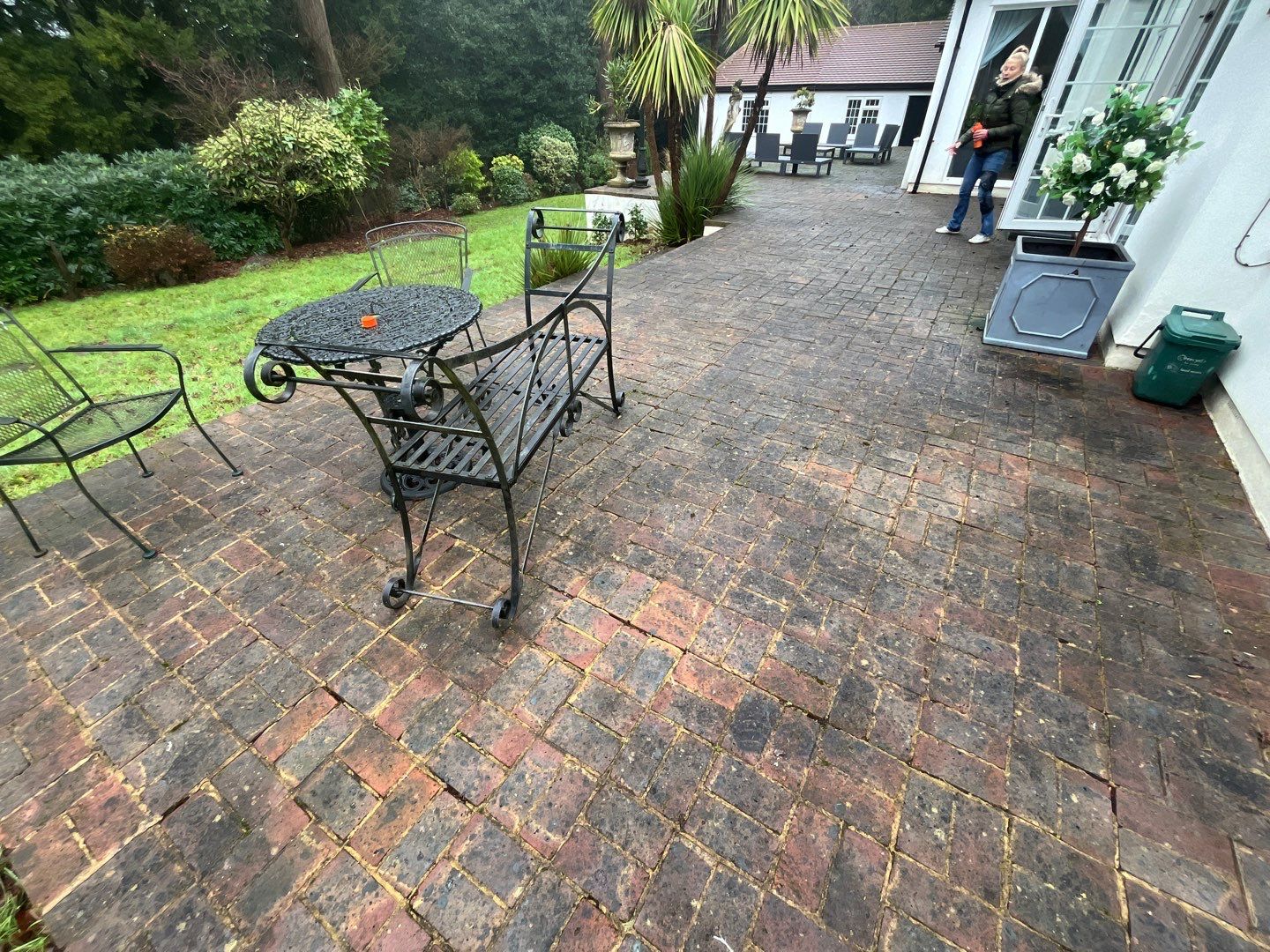 Roof and Patio Cleaning using Honda 15lpm Low Pressure Washing Machine by Ges Exterior Cleaning ltd