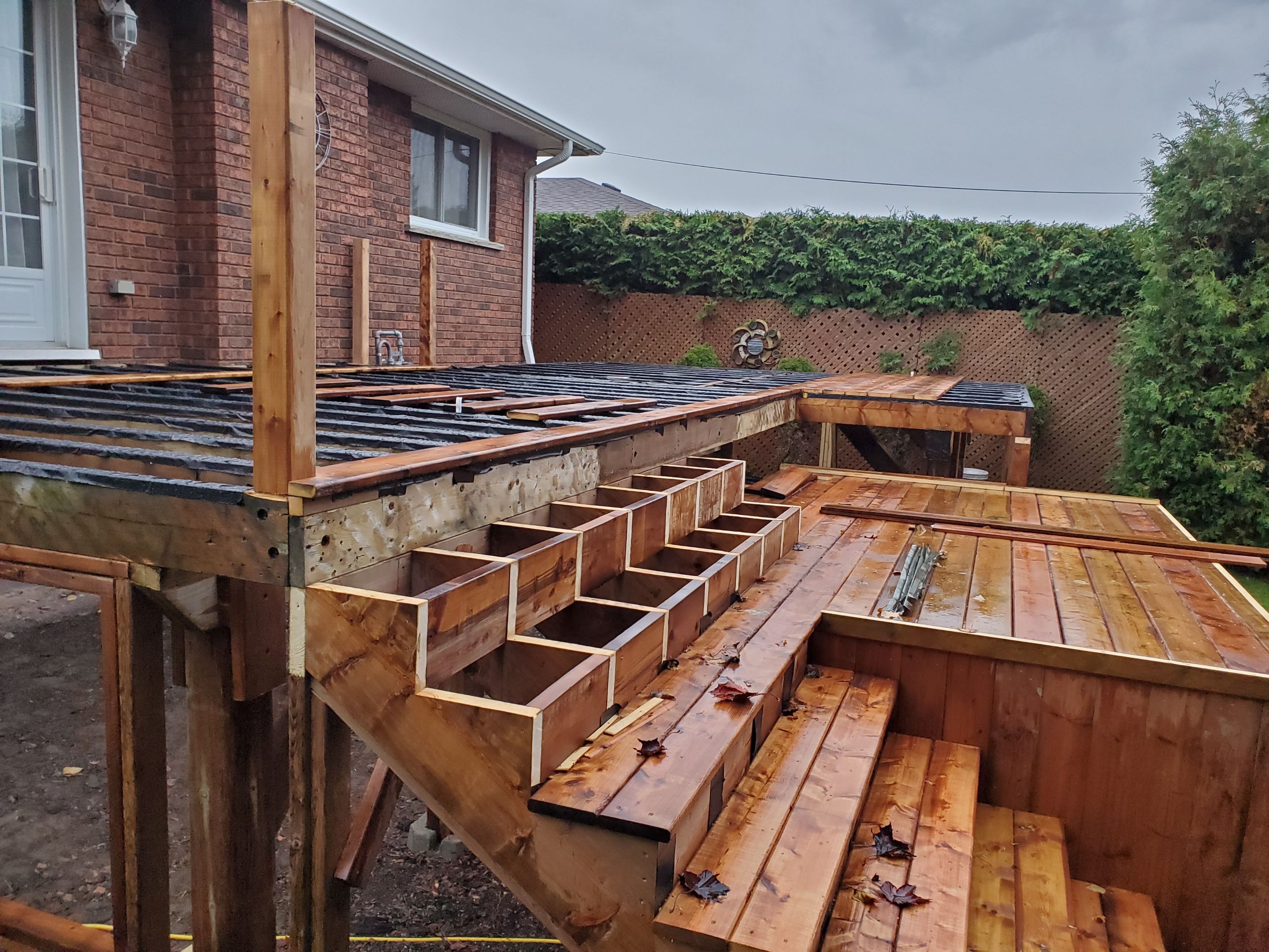 Deck Construction by Impact Construction Sudbury
