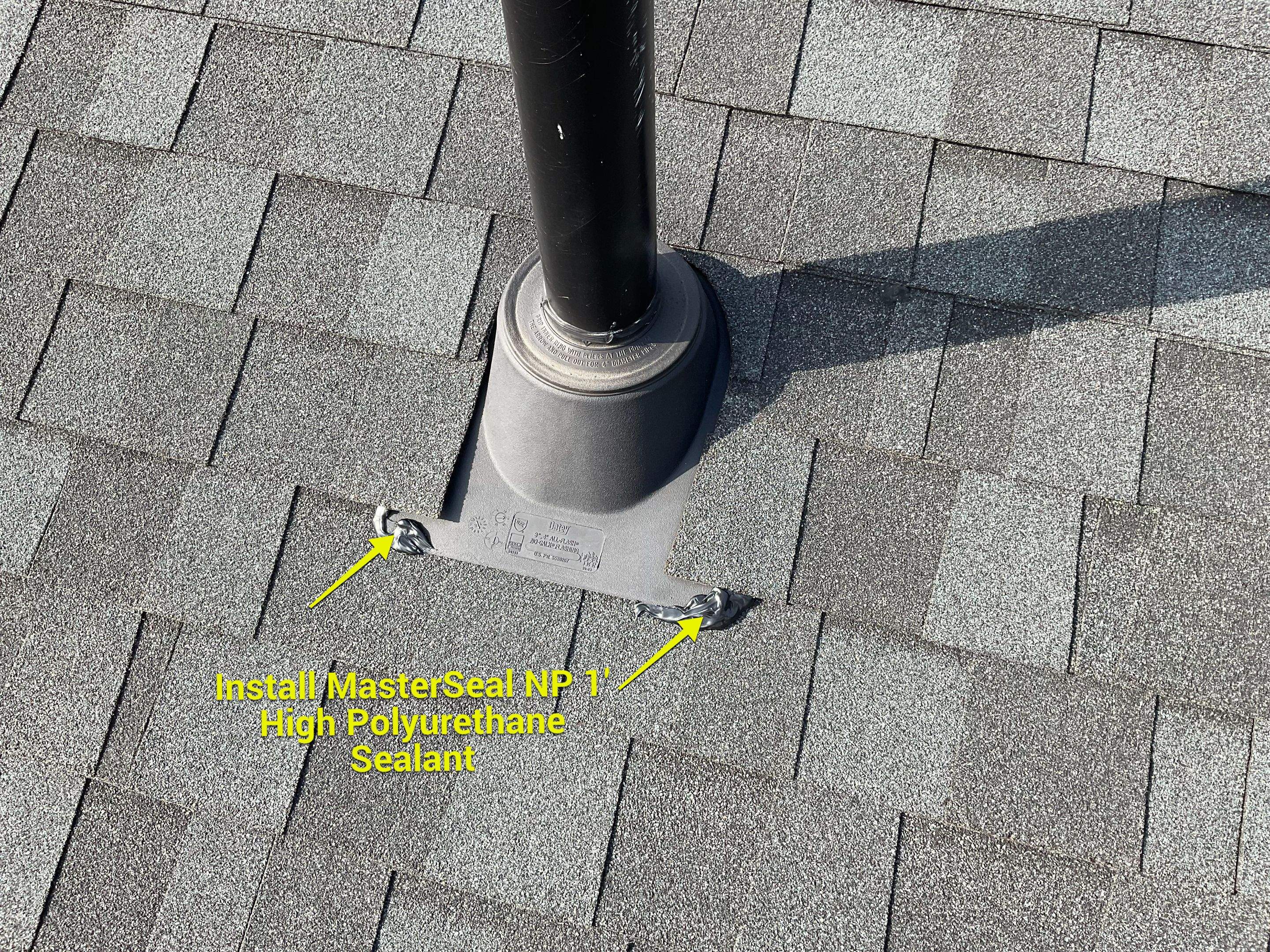 Residential Roofing Repair using Vulkem Black Caulk  by Alpha Design Services