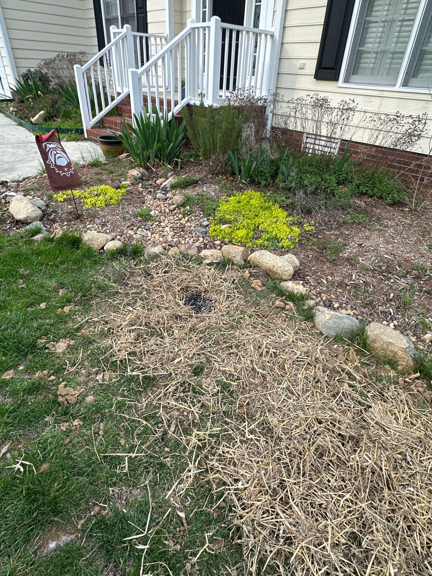 Channel drain installation Durham by Martinez Brother’s Nc Landscaping Inc