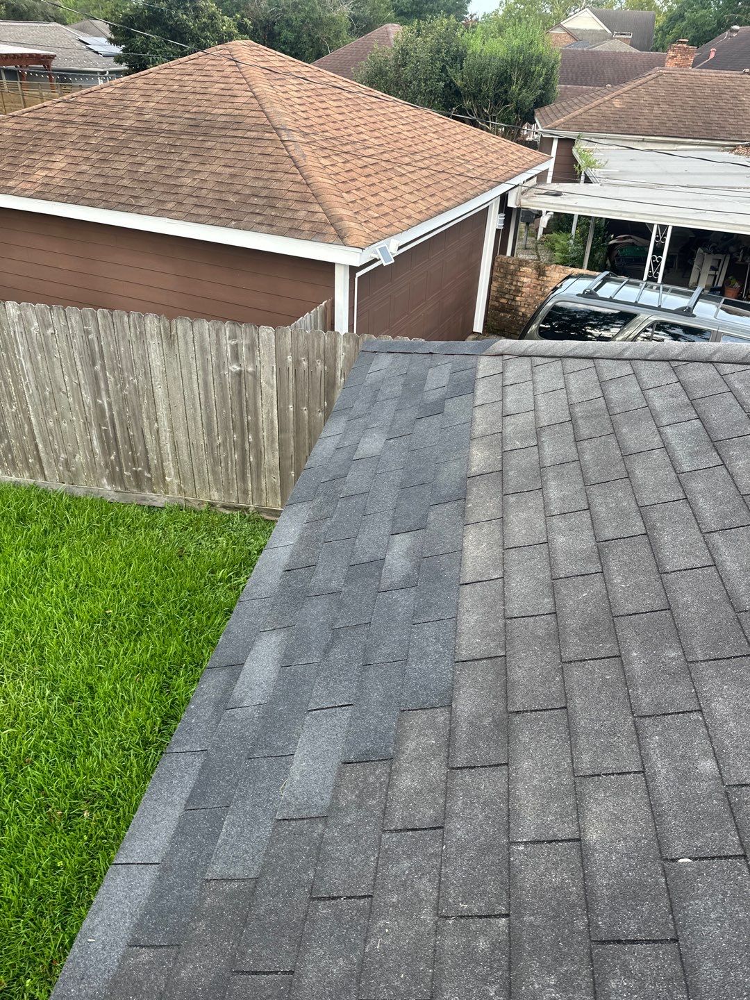 Hail Damage using Owen's Corning Duration (Lifetime) Shingles by Roof Repair Company