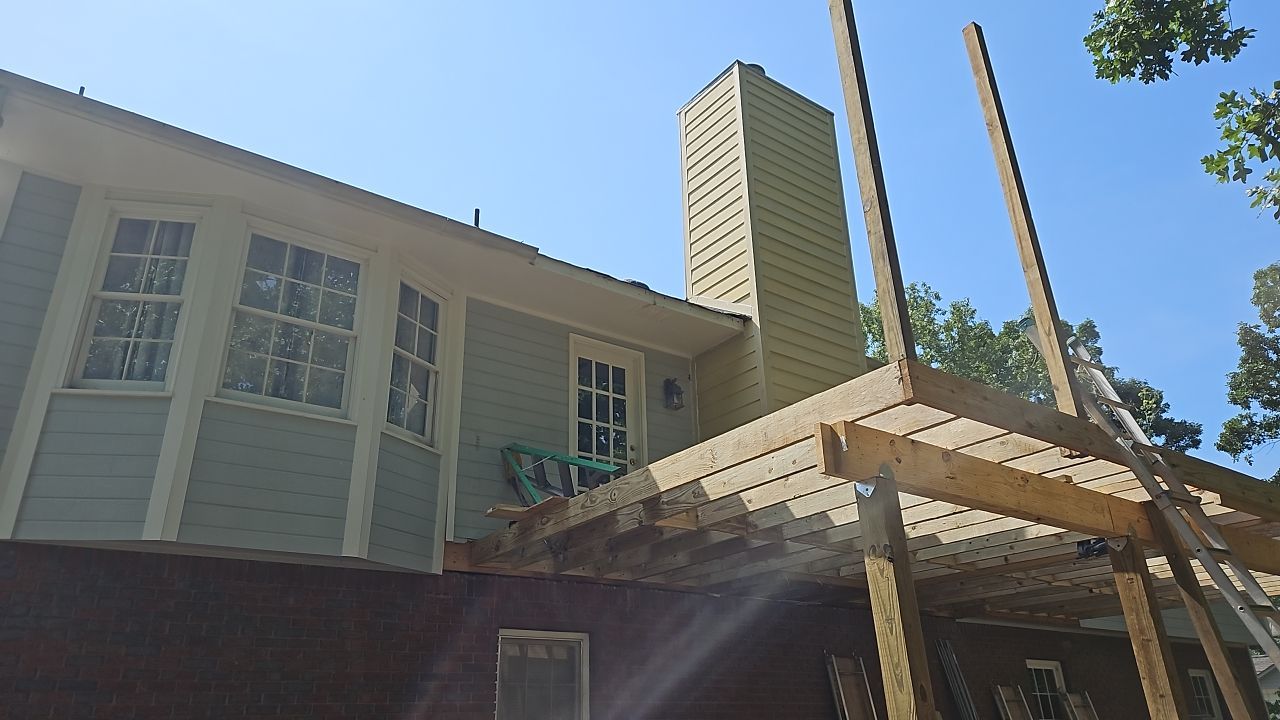 South Trace Lane - Deck Installation and Chimney Repair by Pillar and Pine