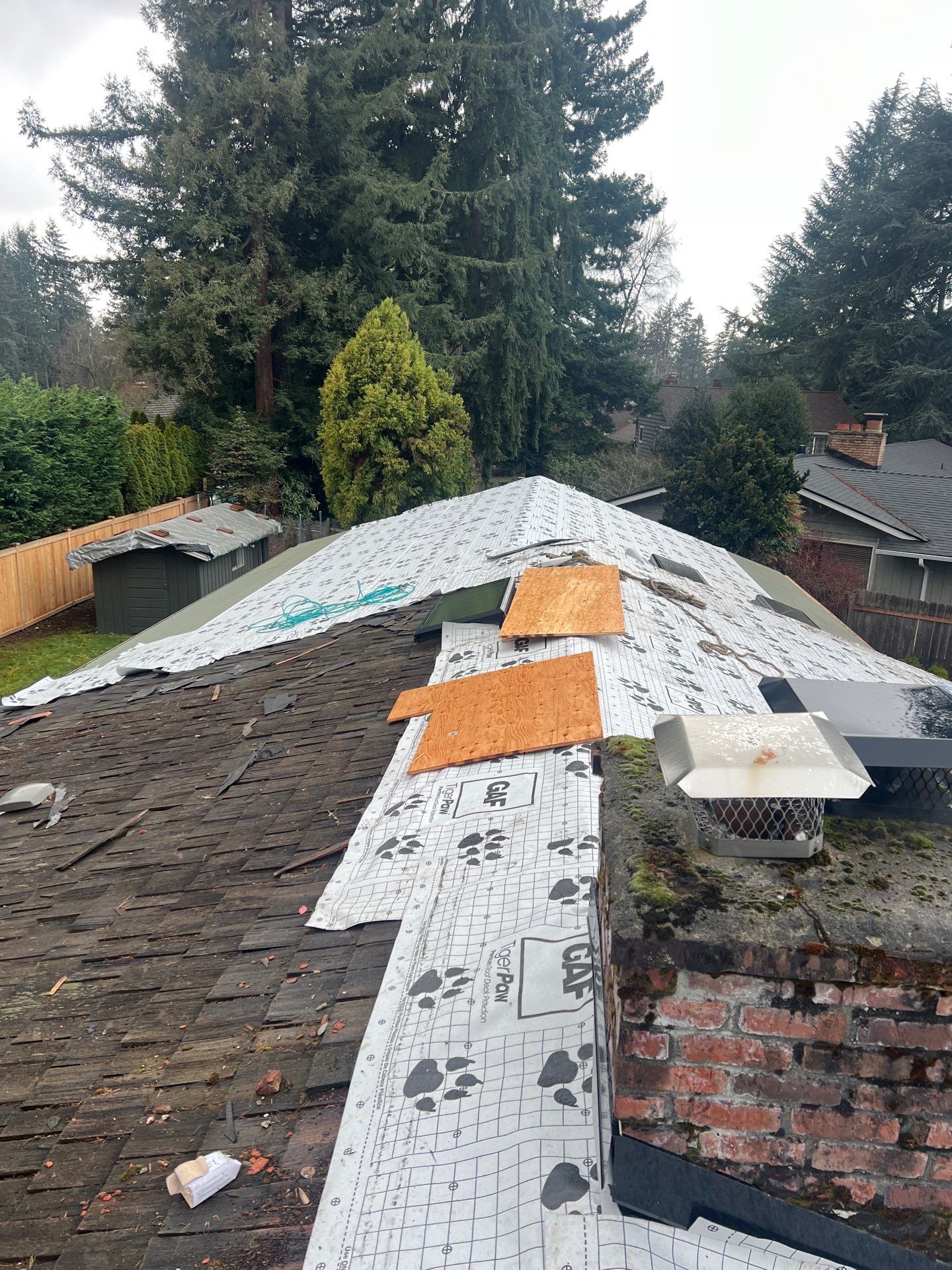 Residential Roofing Installation using GAF HDZ Shingles by Roofing Formula LLC