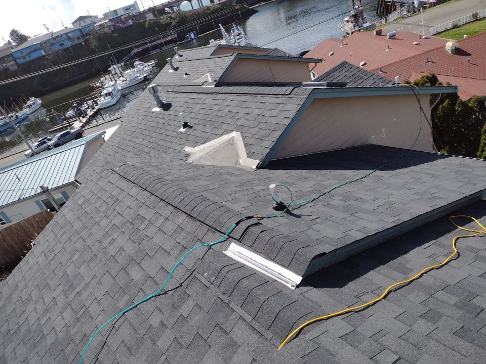 Residential Roofing Installation using Malarkey Highlander with Vented Ridge by Orezona Building & Roofing Company, Inc.