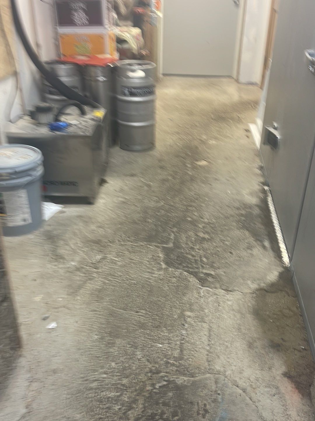 Restaurant Food Prep basement Project in Heidelberg by Floors in a Day, Inc