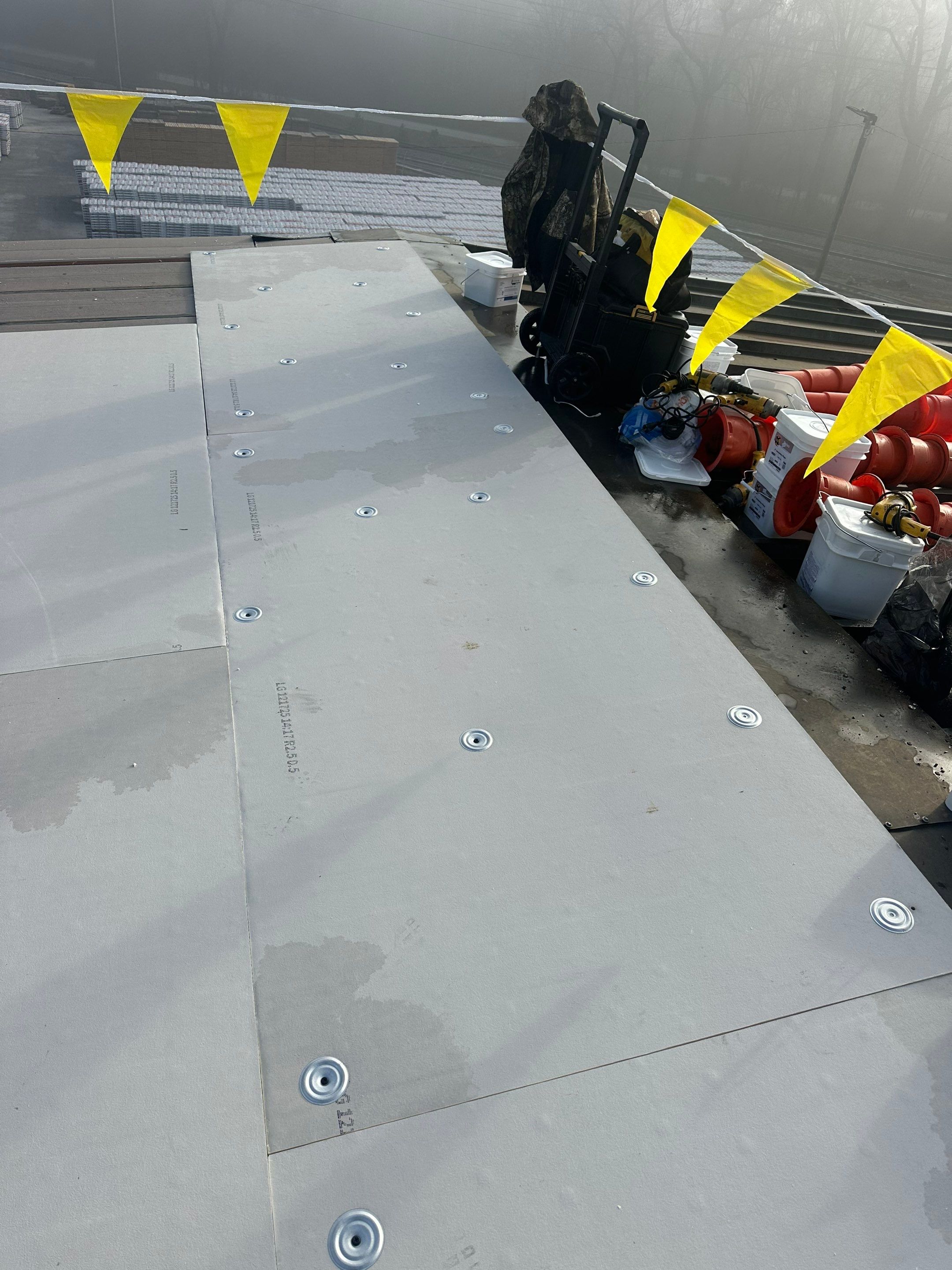 Project in Hampton, GA by Commercial Roofing Group