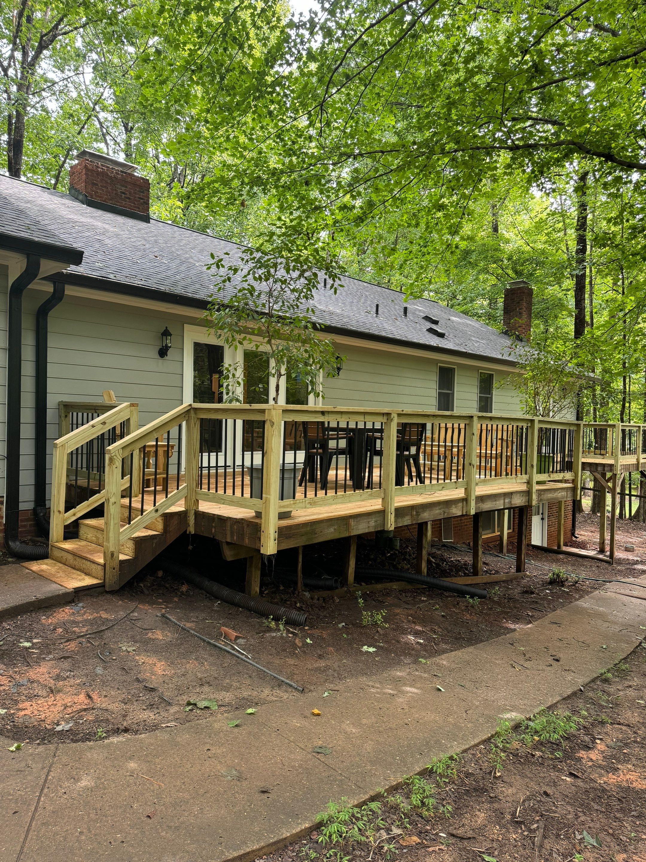 GAF Timberline HDZ Pewter Gray - 5” Black Gutters  by Pro Performance Roofing