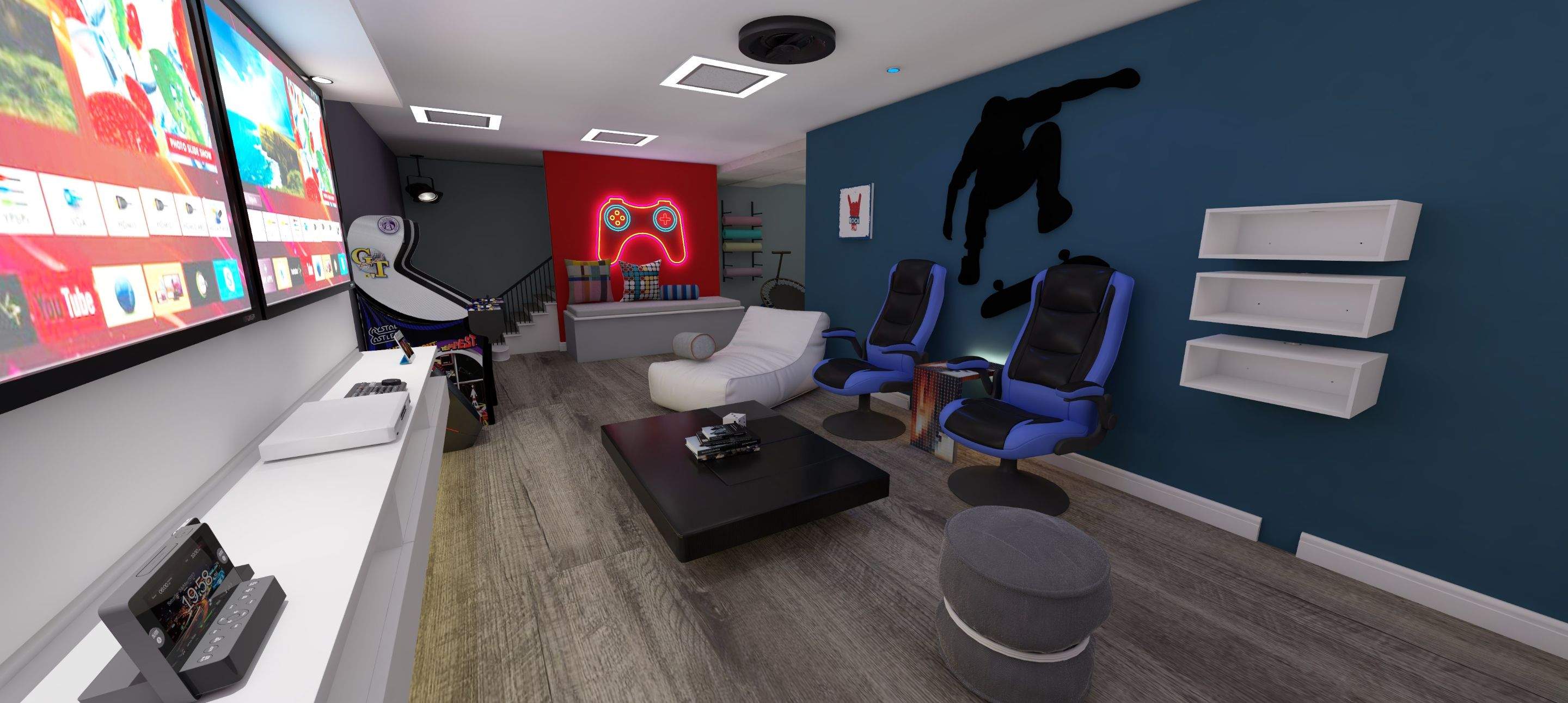 Basement Remodel  by Home Concepts Construction