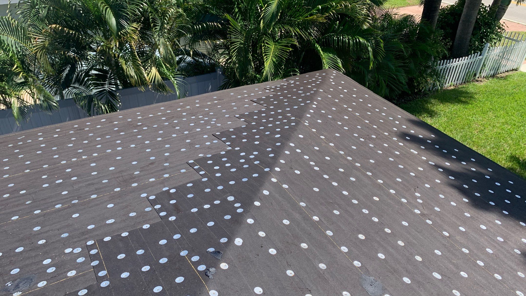 Residential Roofing Installation using 1" Nail strip metal roof by BLUES BROTHERS ROOFING