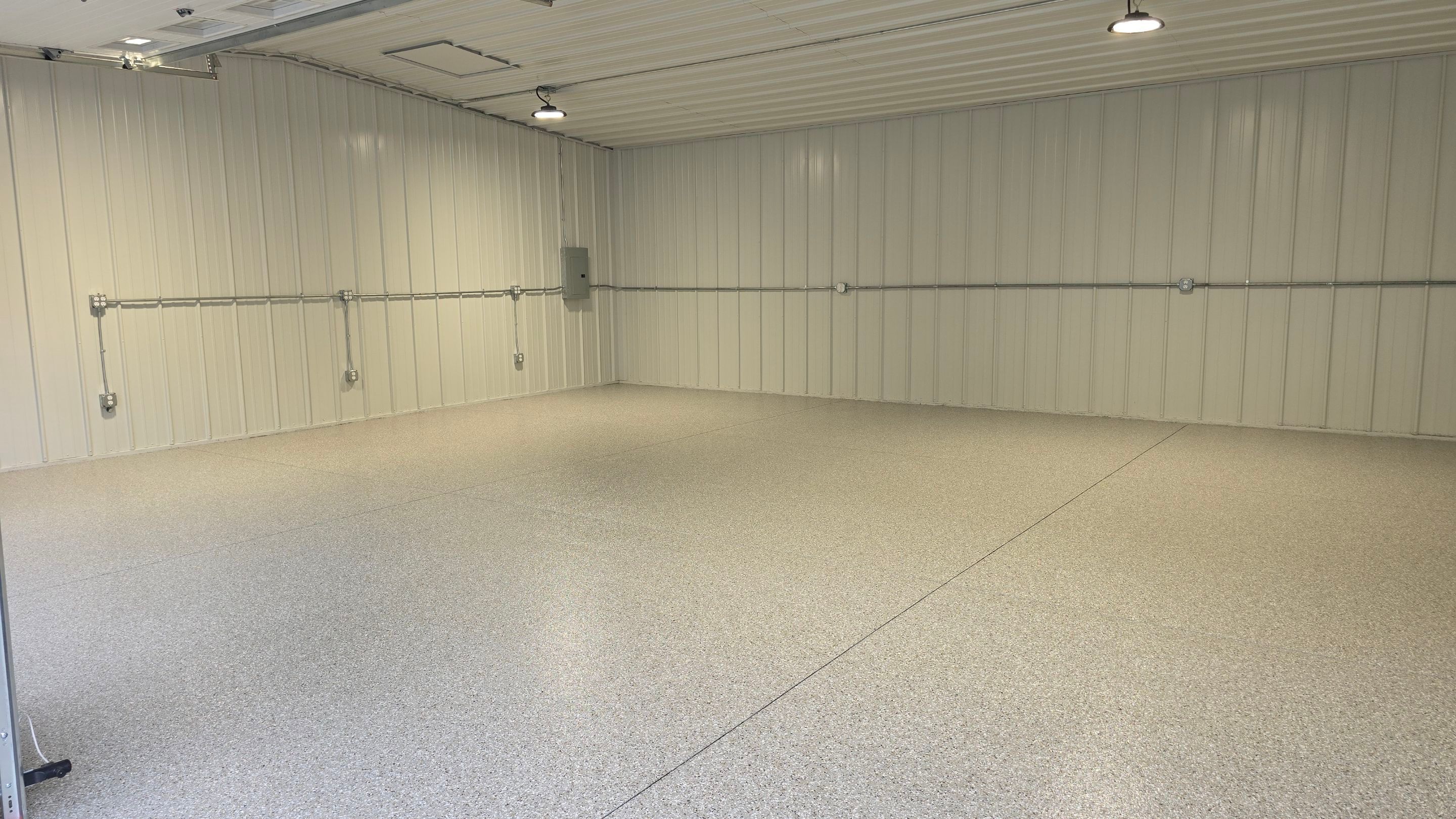 Garage using Creekbed by Elite Floor Solutions