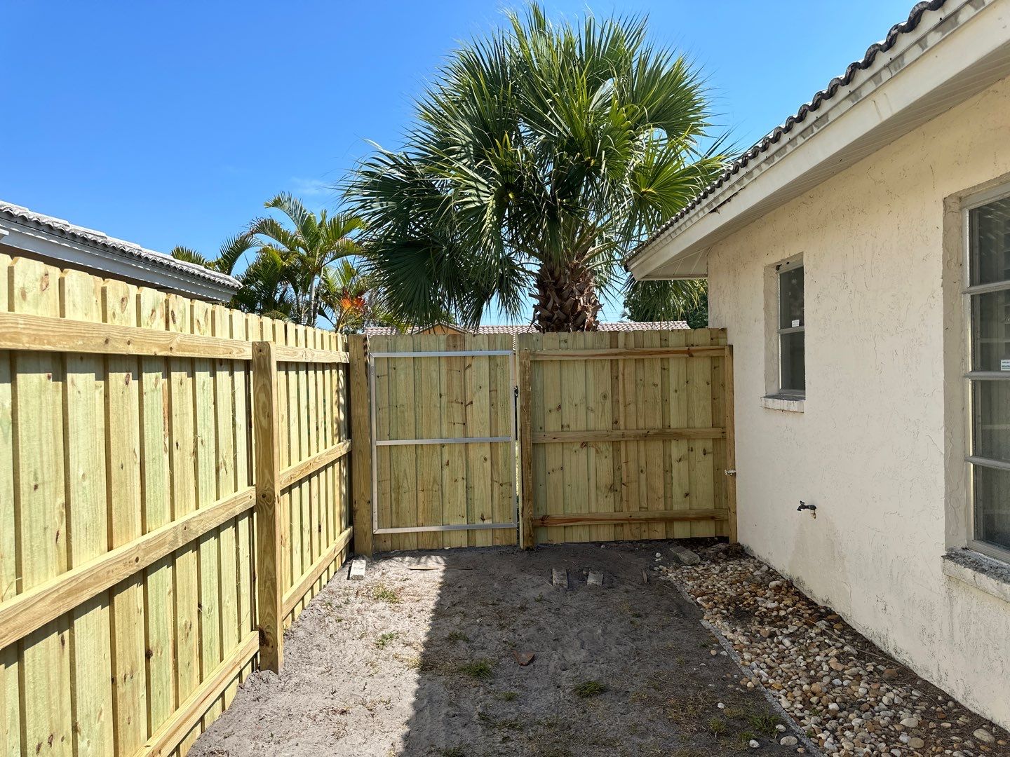Wood Fence Installation using Wood Board on Board Fence by Asap fence and gates, LLC