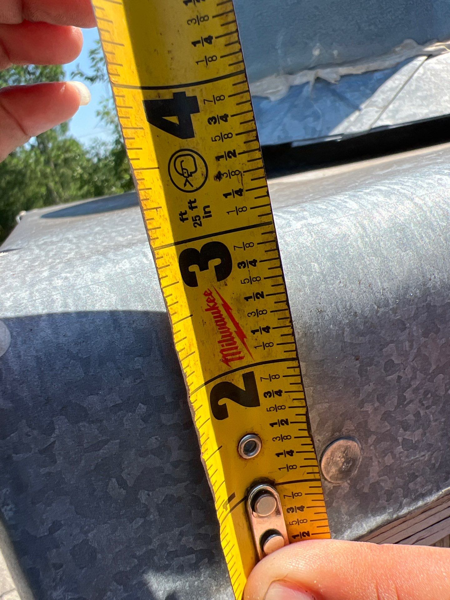Hail Damage using Metal by Roof Repair Company