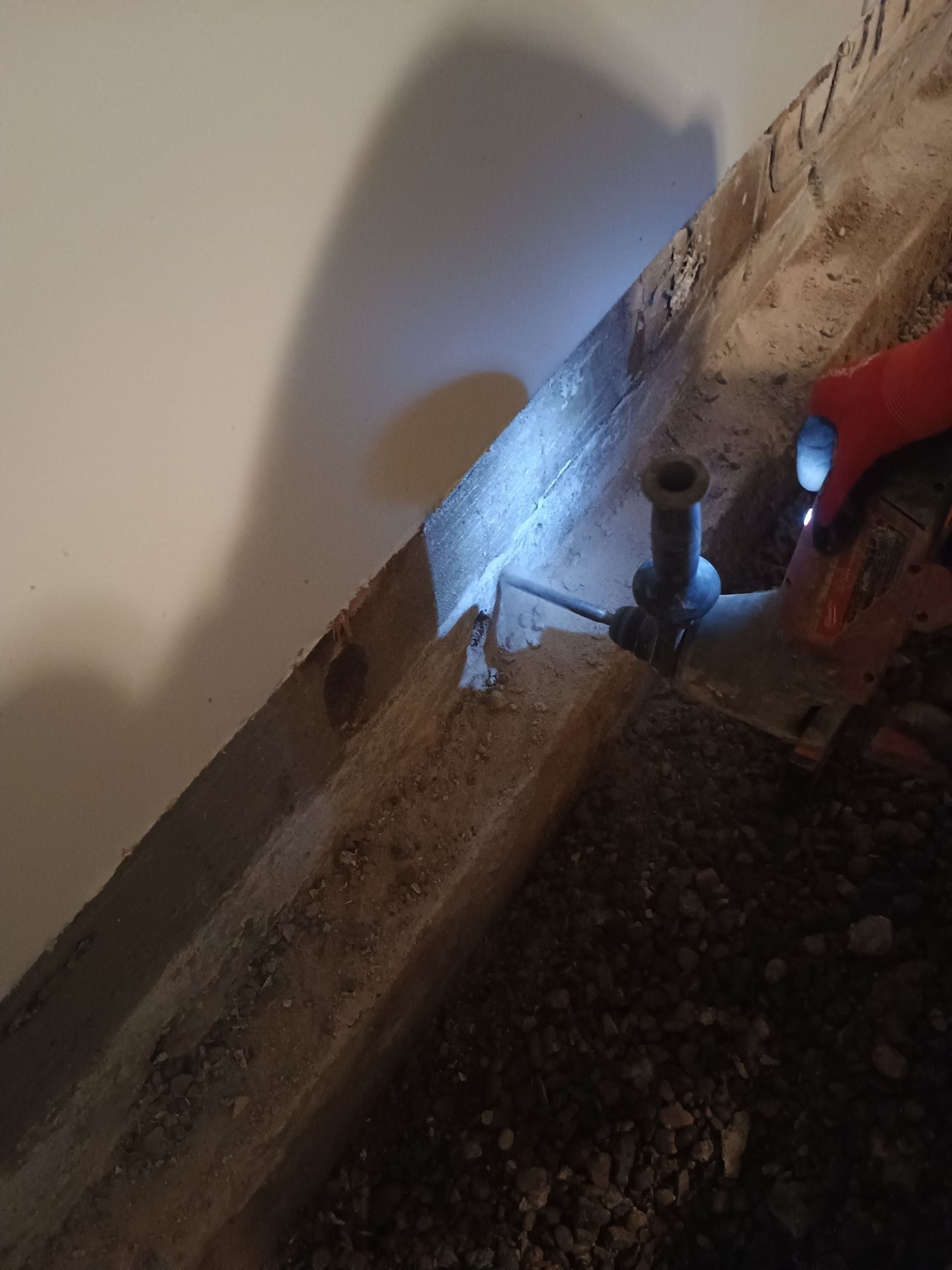 Drain tile for Kael in New Brighton by Waterproofing Northeast