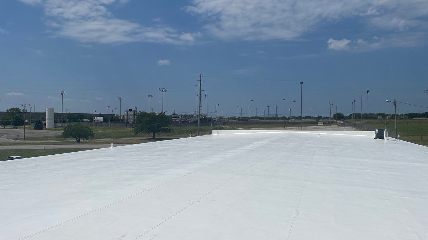 Commercial Roofing Install - IB PVC Roofing System  by Titan Commercial & Residential Roofing 